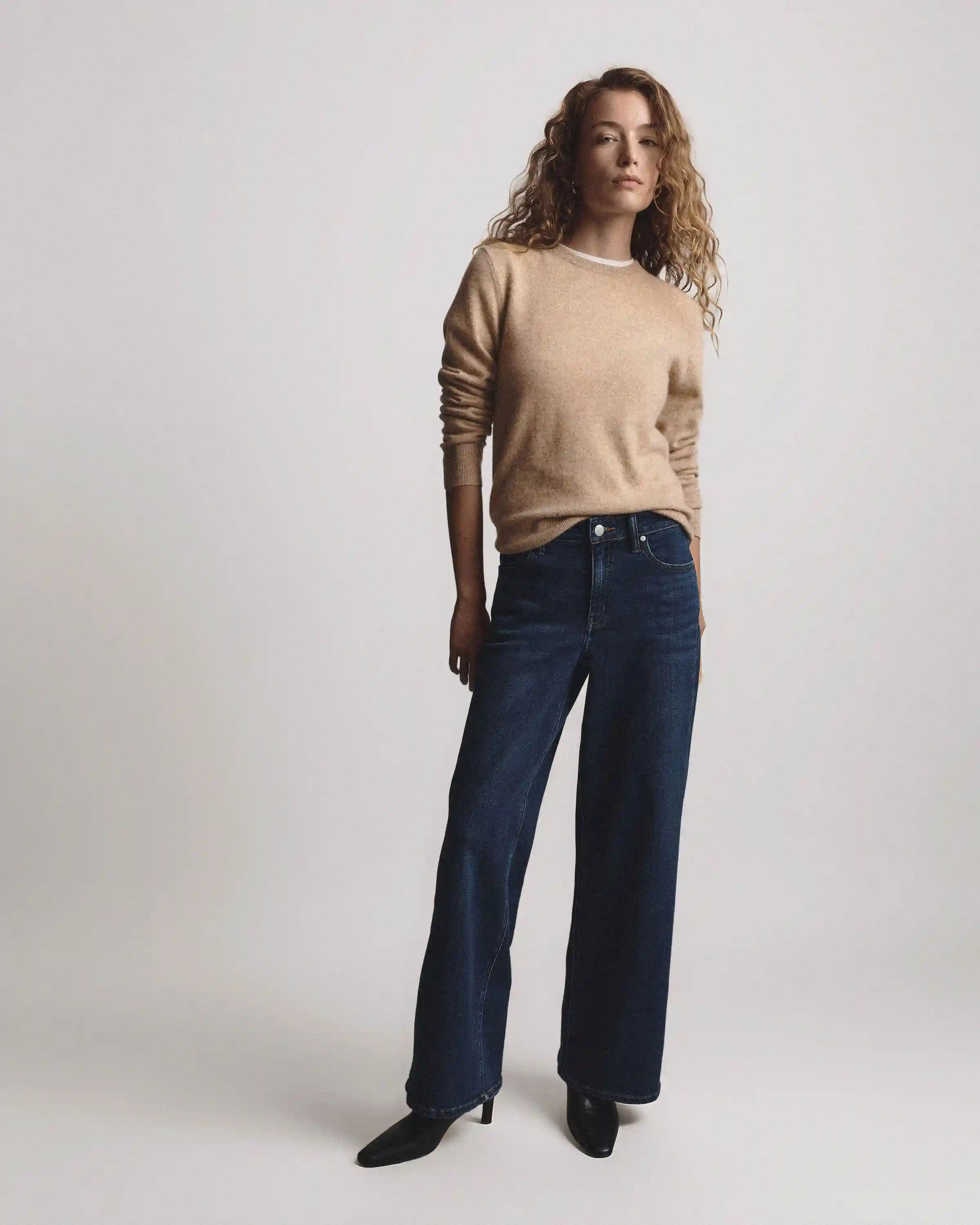 Luna Stretch Wide Leg Jeans