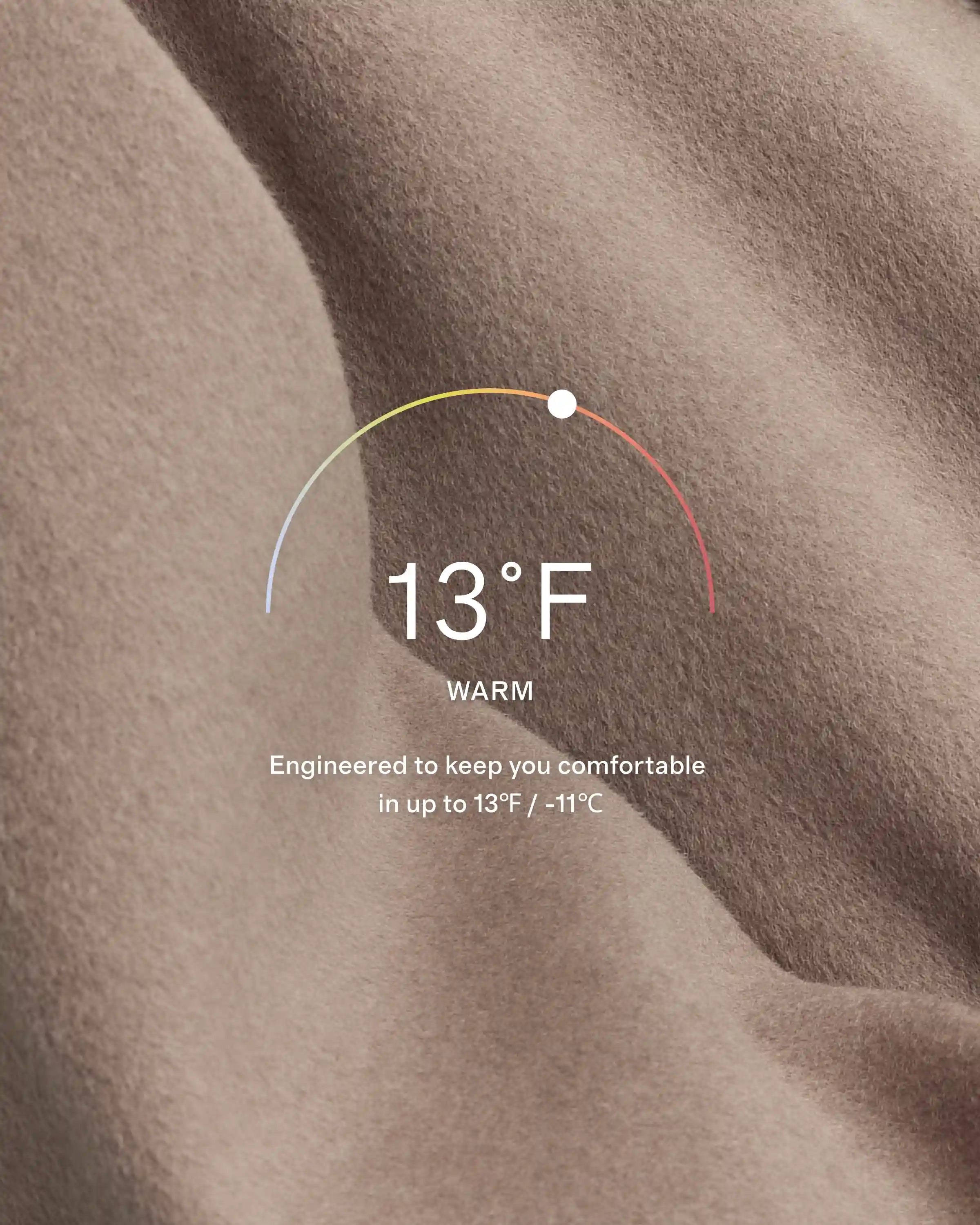 Double-Faced Merino Wool Scarf Coat
