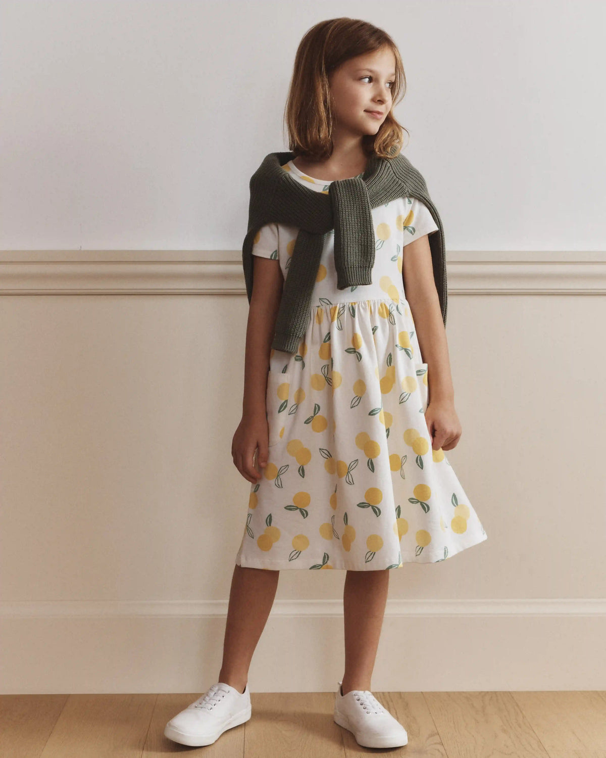 Organic Cotton Fit and Flare Pocket Dress