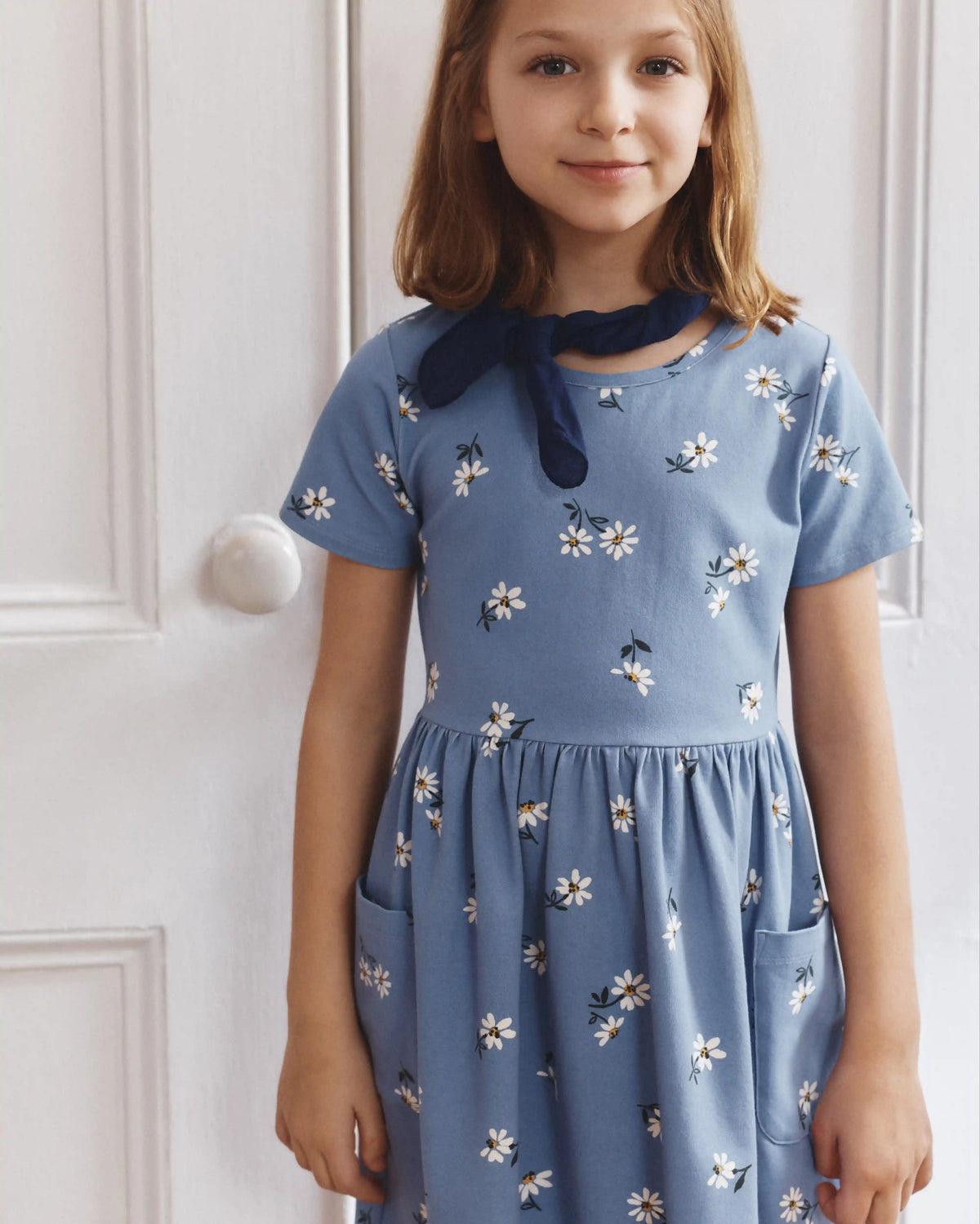 Organic Cotton Fit and Flare Pocket Dress