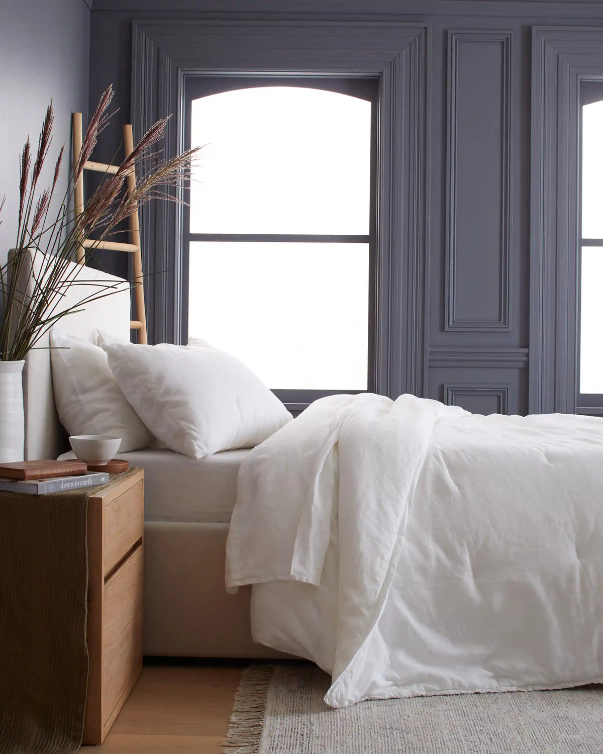 European Linen Essential Quilted Sham Set