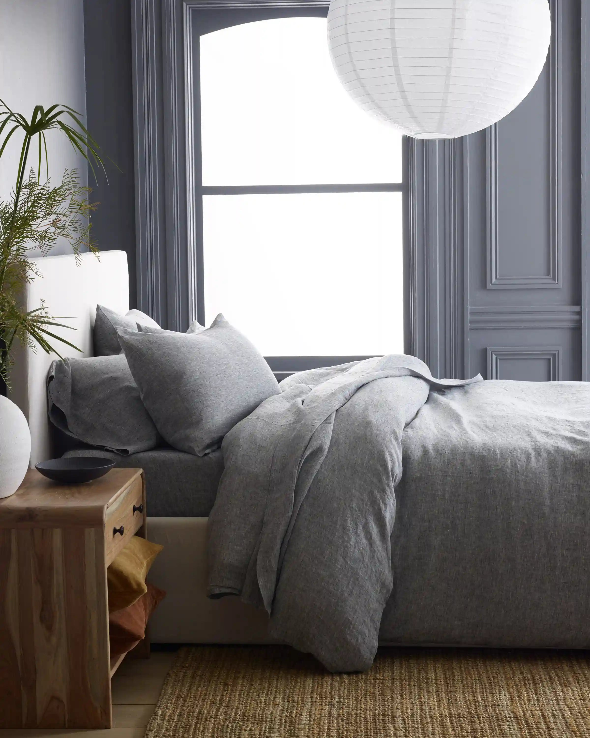 European Linen Chambray Duvet Cover