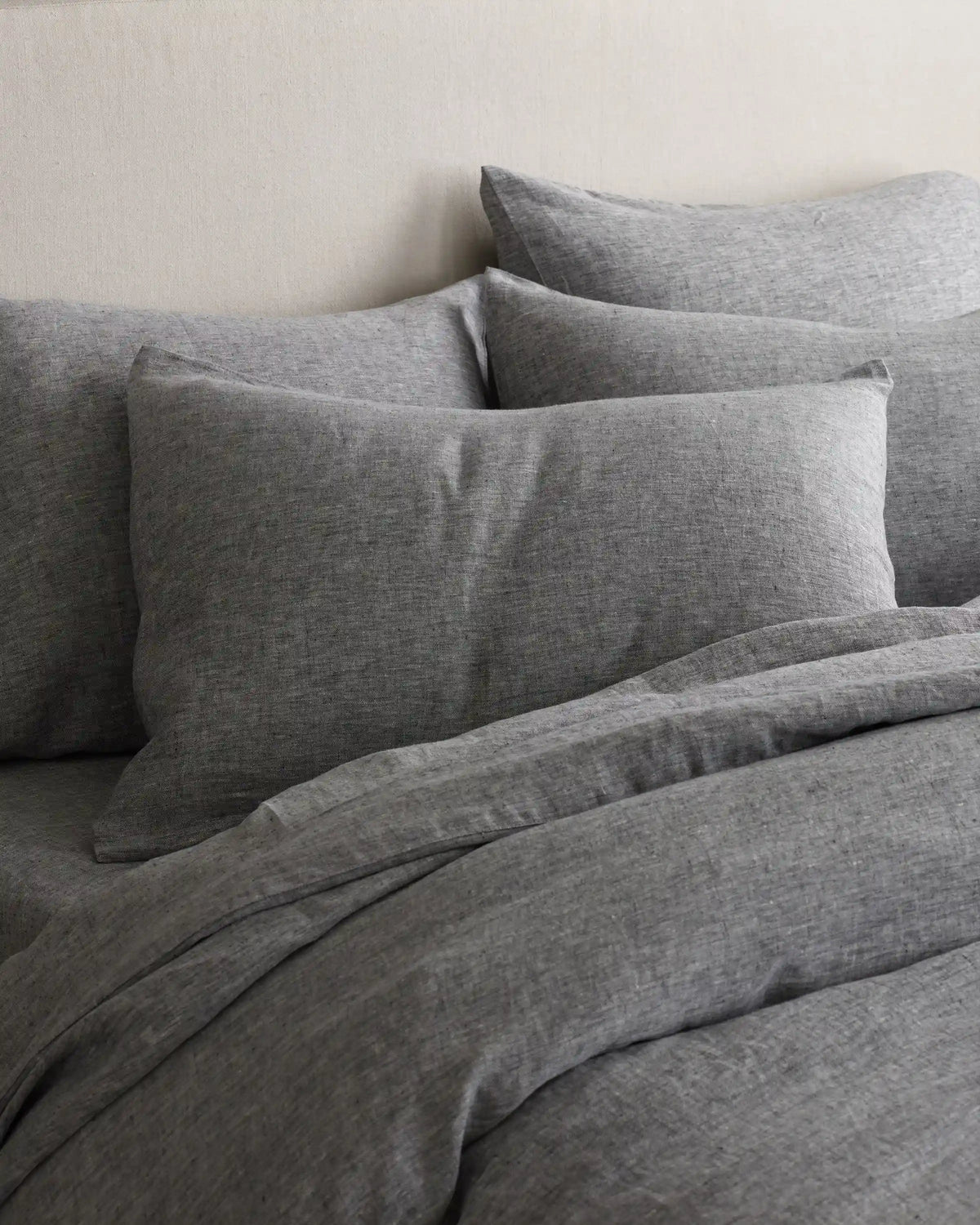 European Linen Chambray Deluxe Bedding Bundle