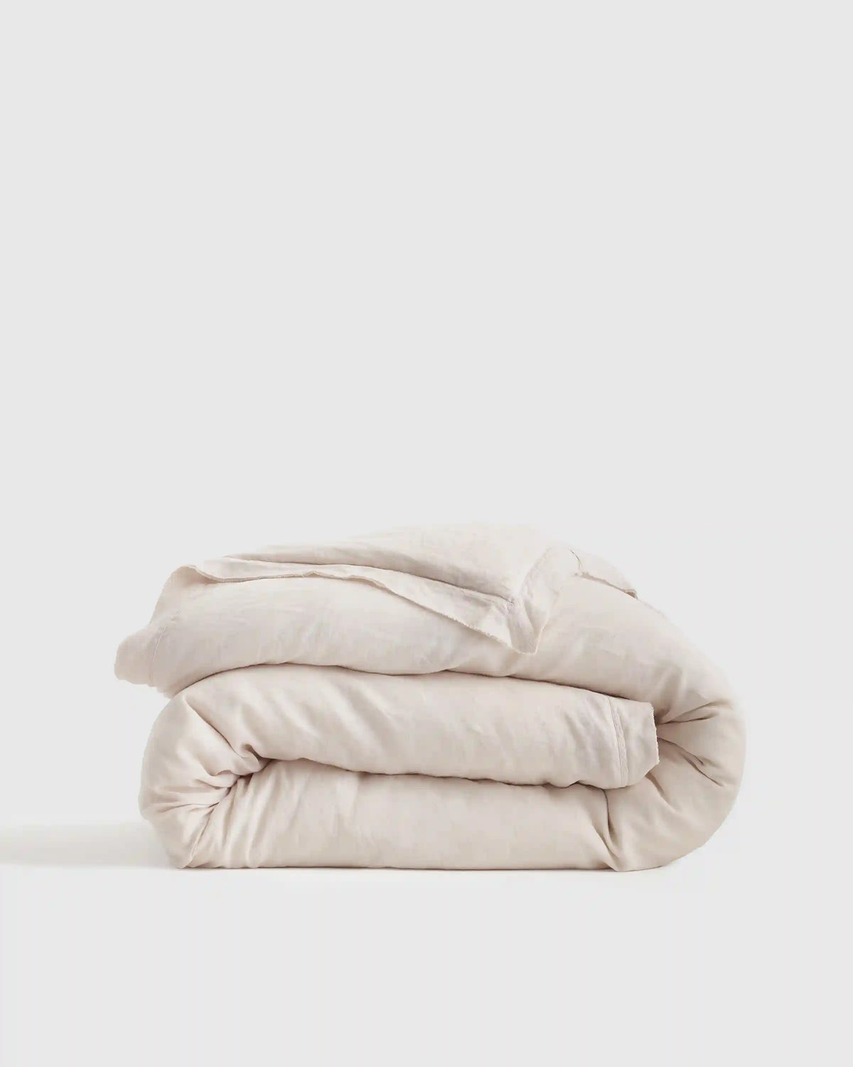 European Linen Double Flange Duvet Cover