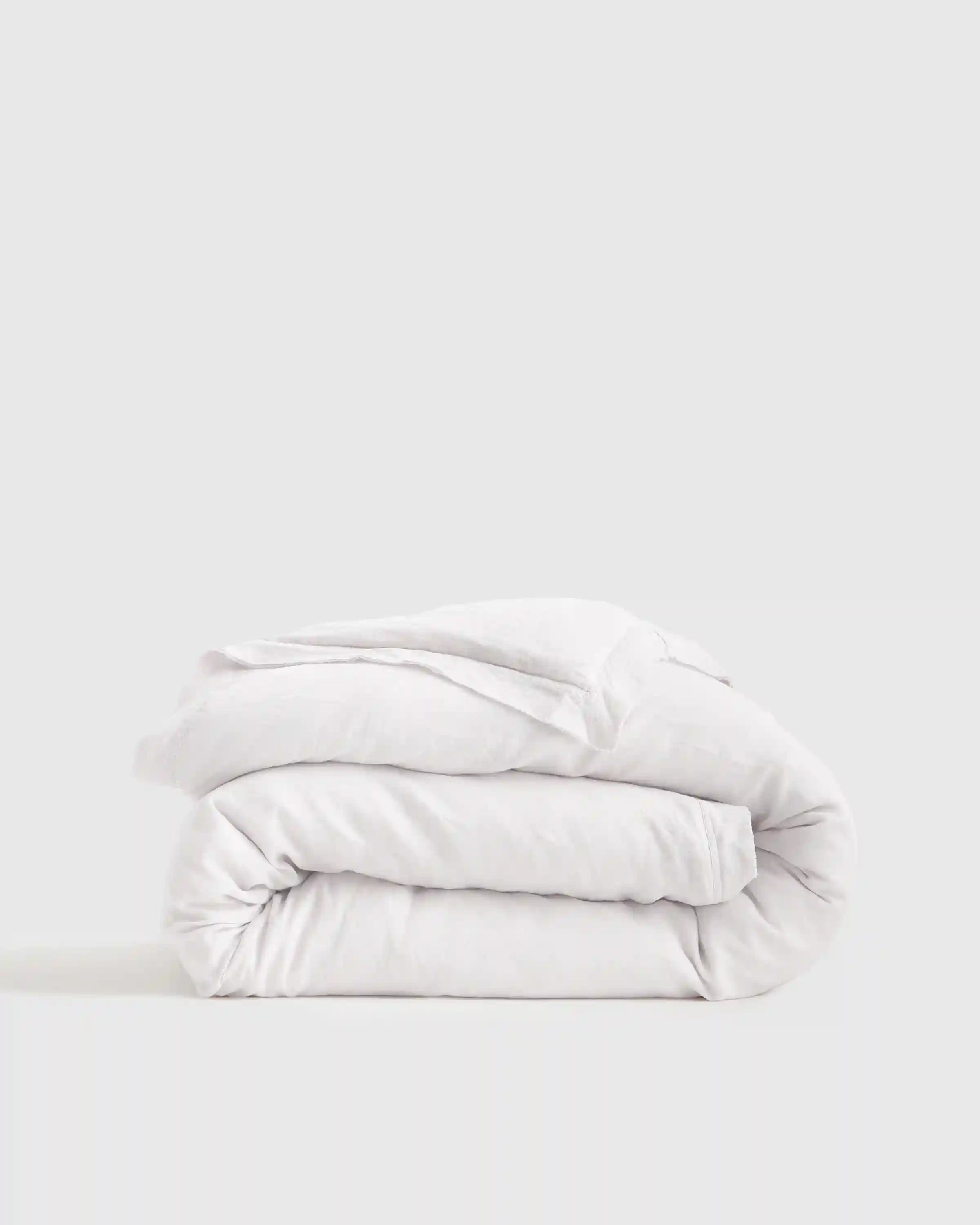 European Linen Double Flange Duvet Cover
