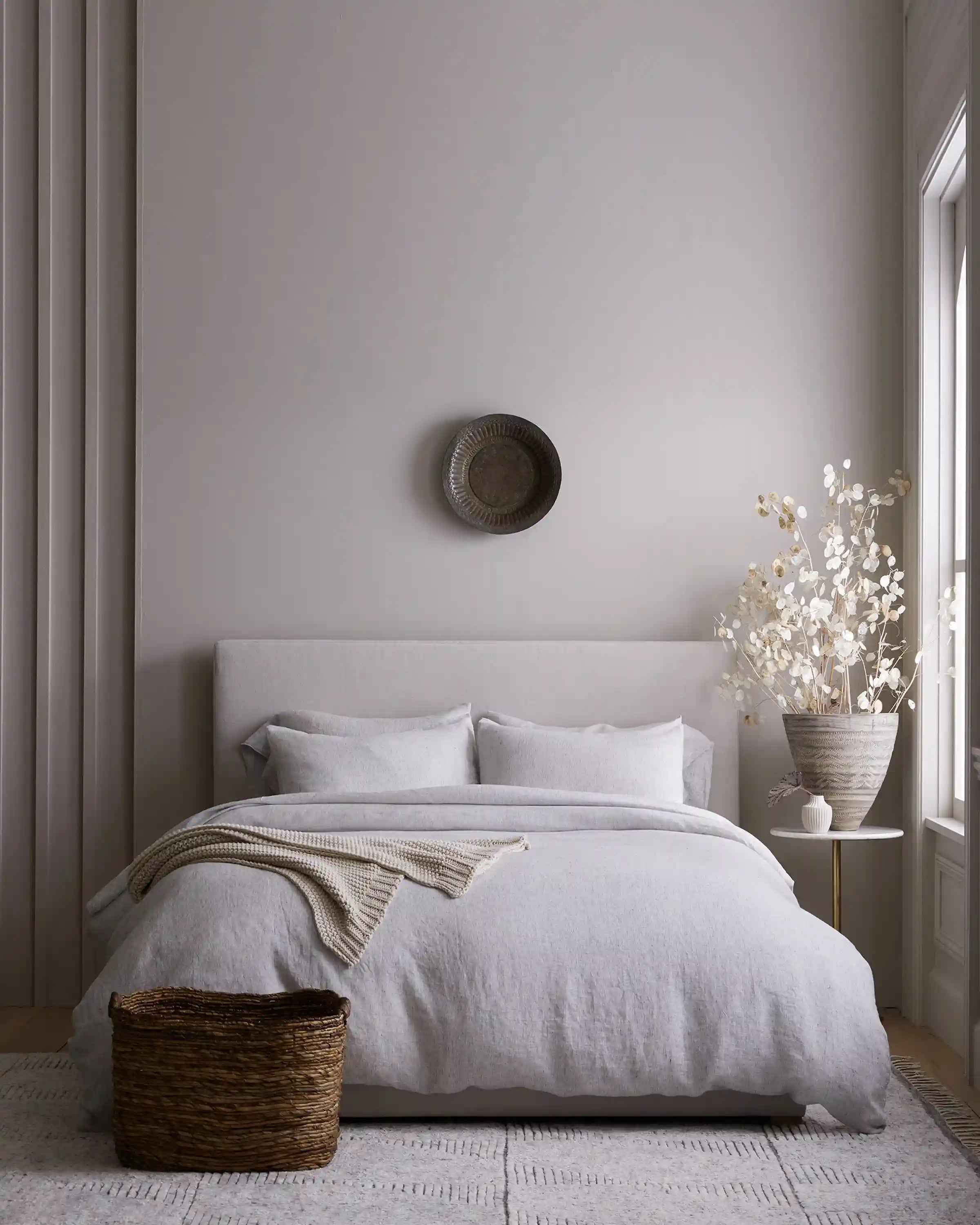 European Linen Stripe Deluxe Bedding Bundle