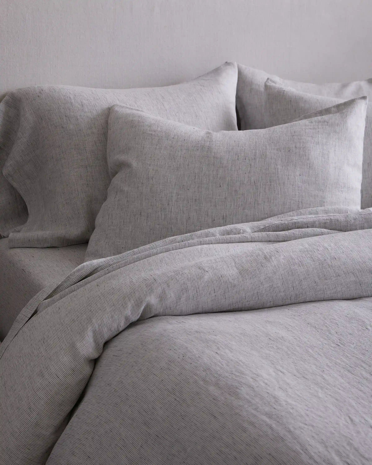 European Linen Stripe Sham Set