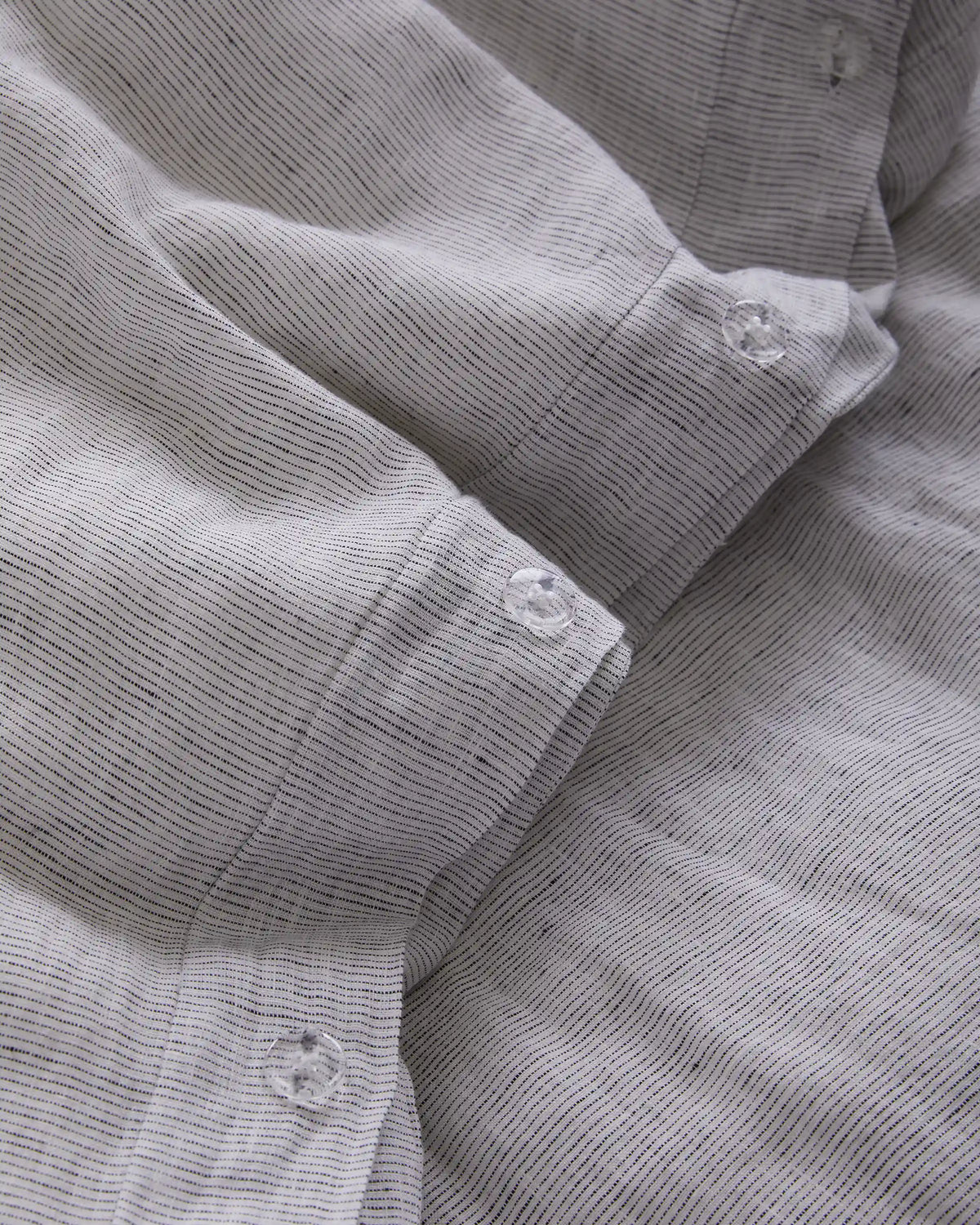 European Linen Stripe Duvet Cover