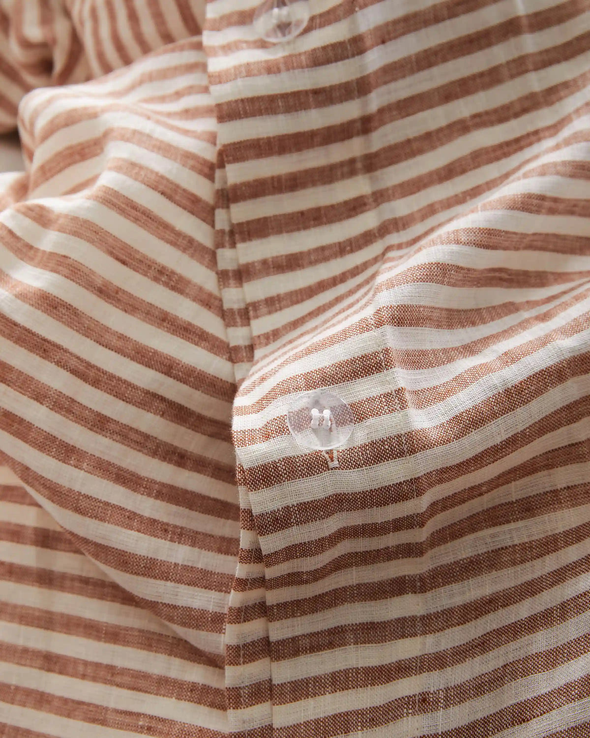European Linen Stripe Duvet Cover Set
