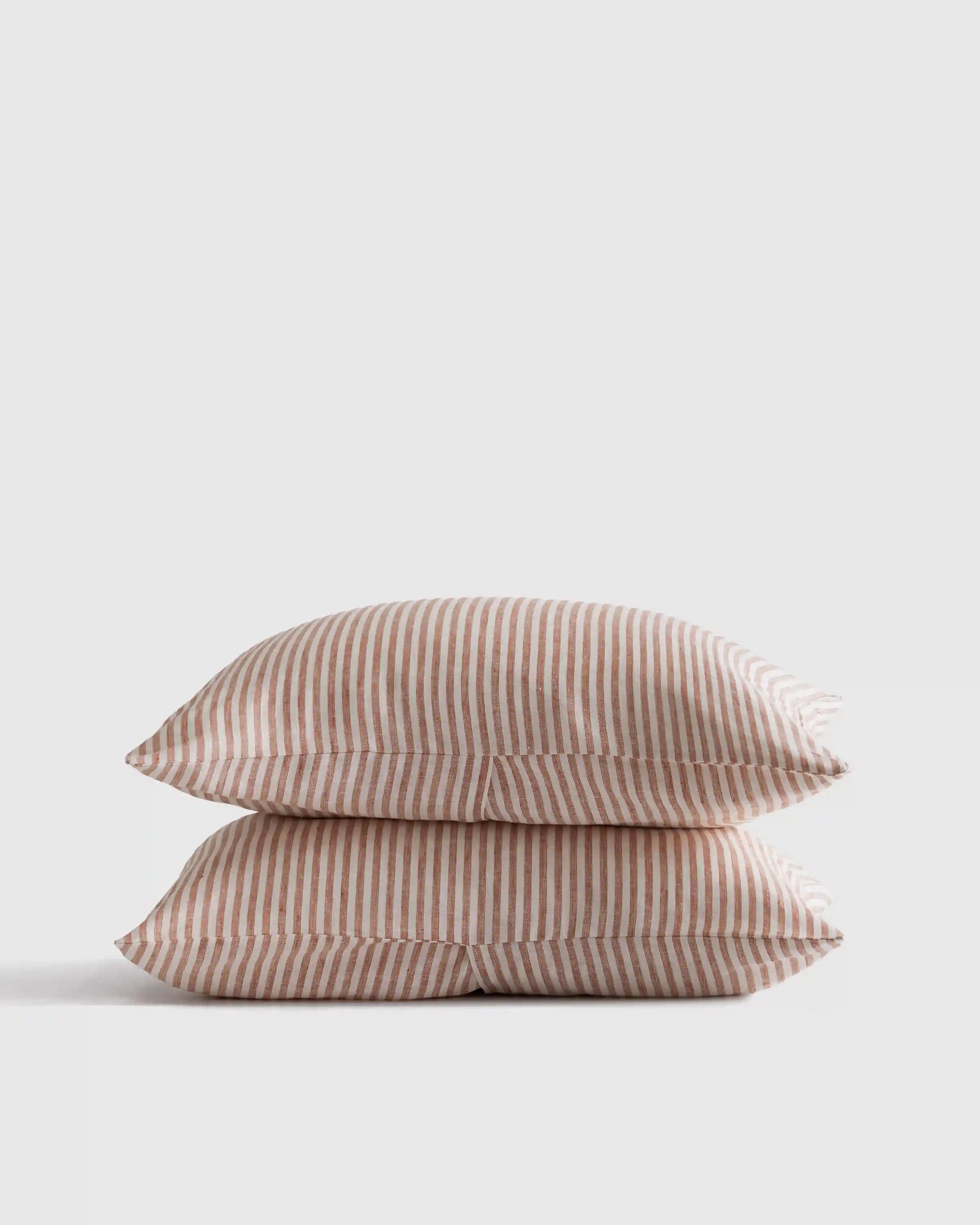 European Linen Stripe Sham Set