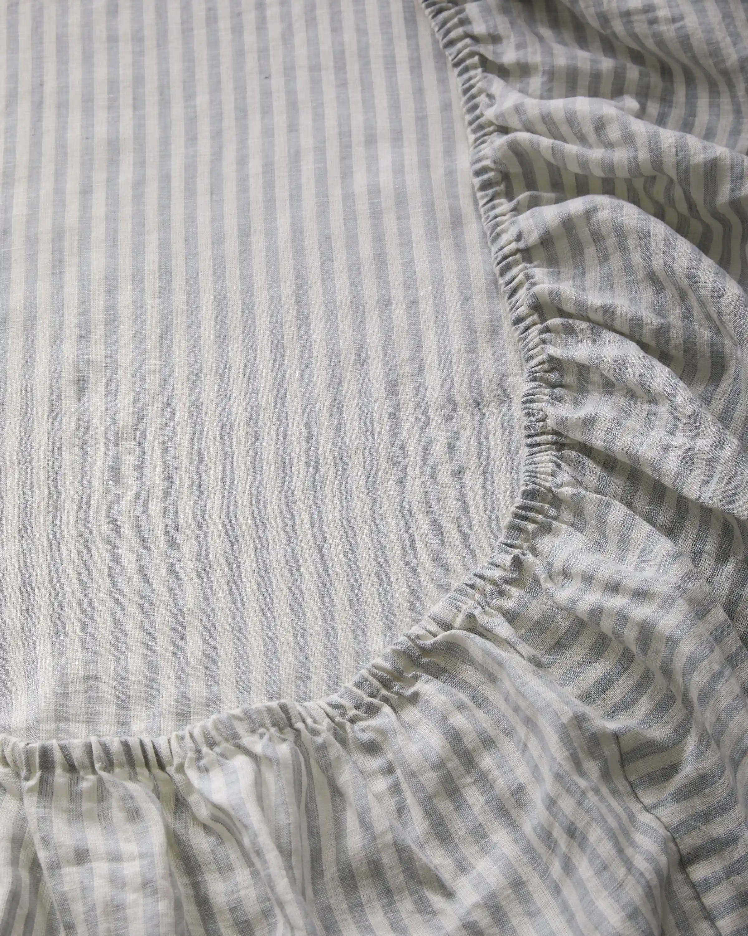 European Linen Stripe Sheet Set