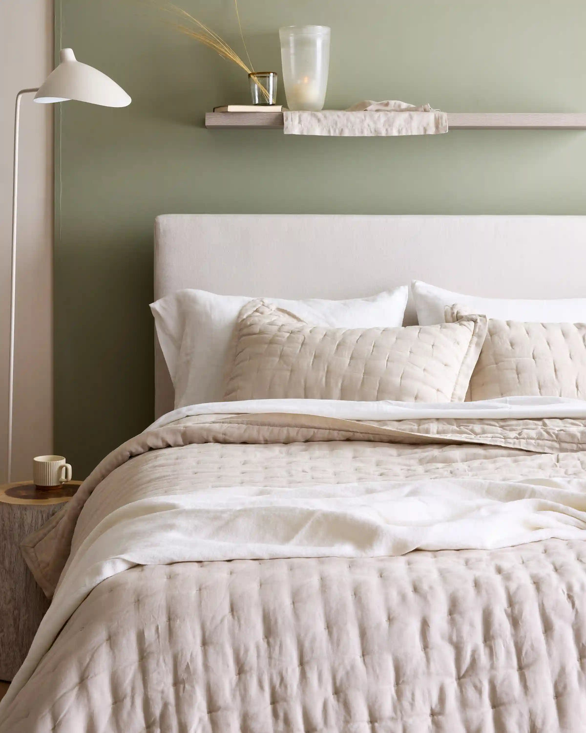 European Linen Dream Quilt Set