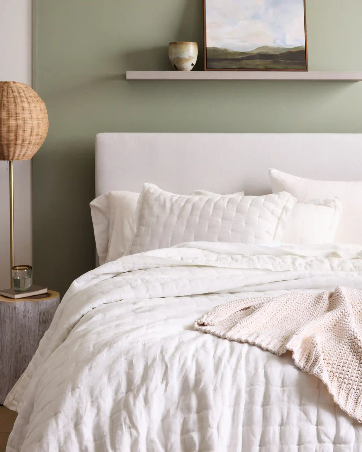 European Linen Dream Quilt Set
