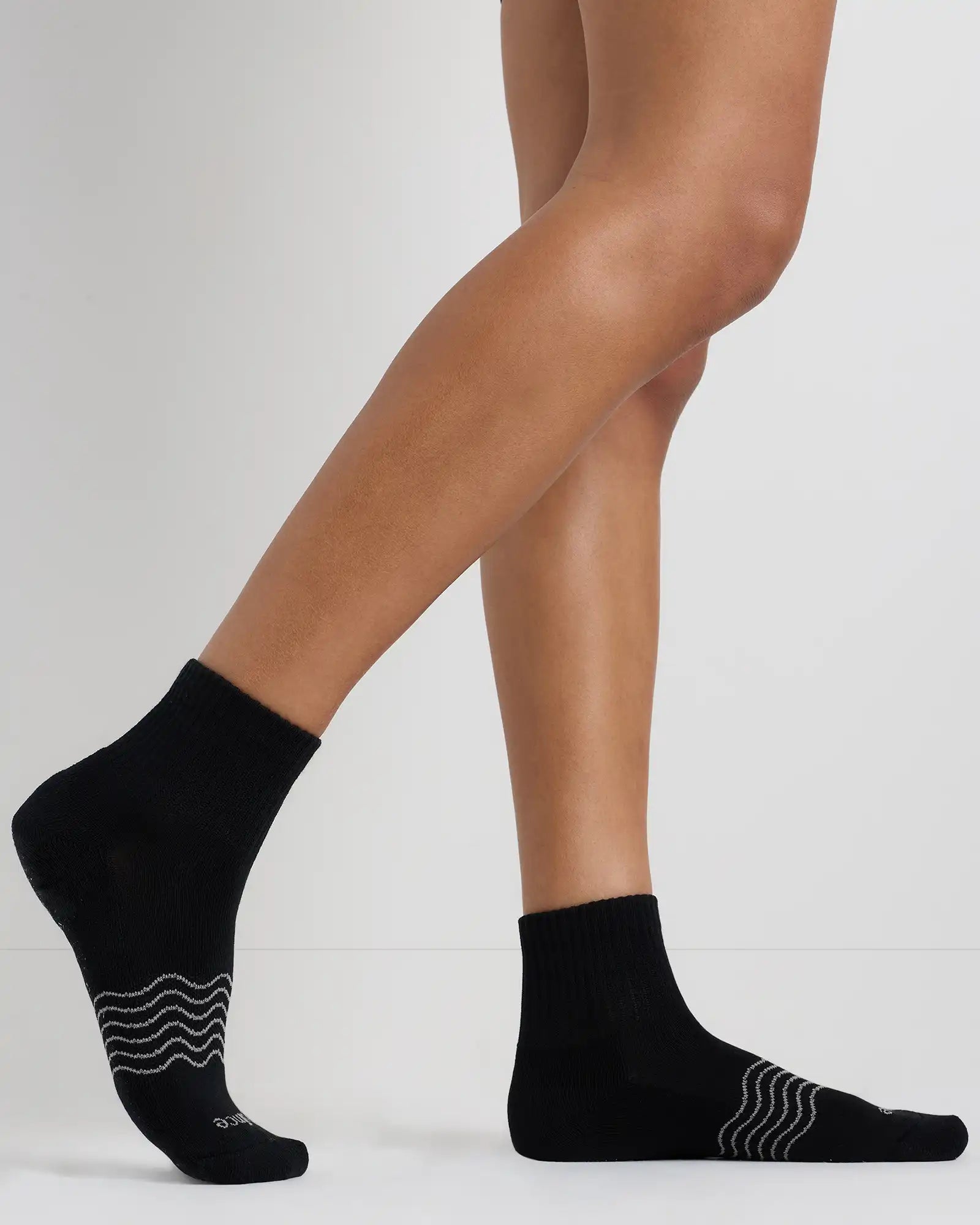 Everyday Cotton Solid Quarter Socks (4-Pack)