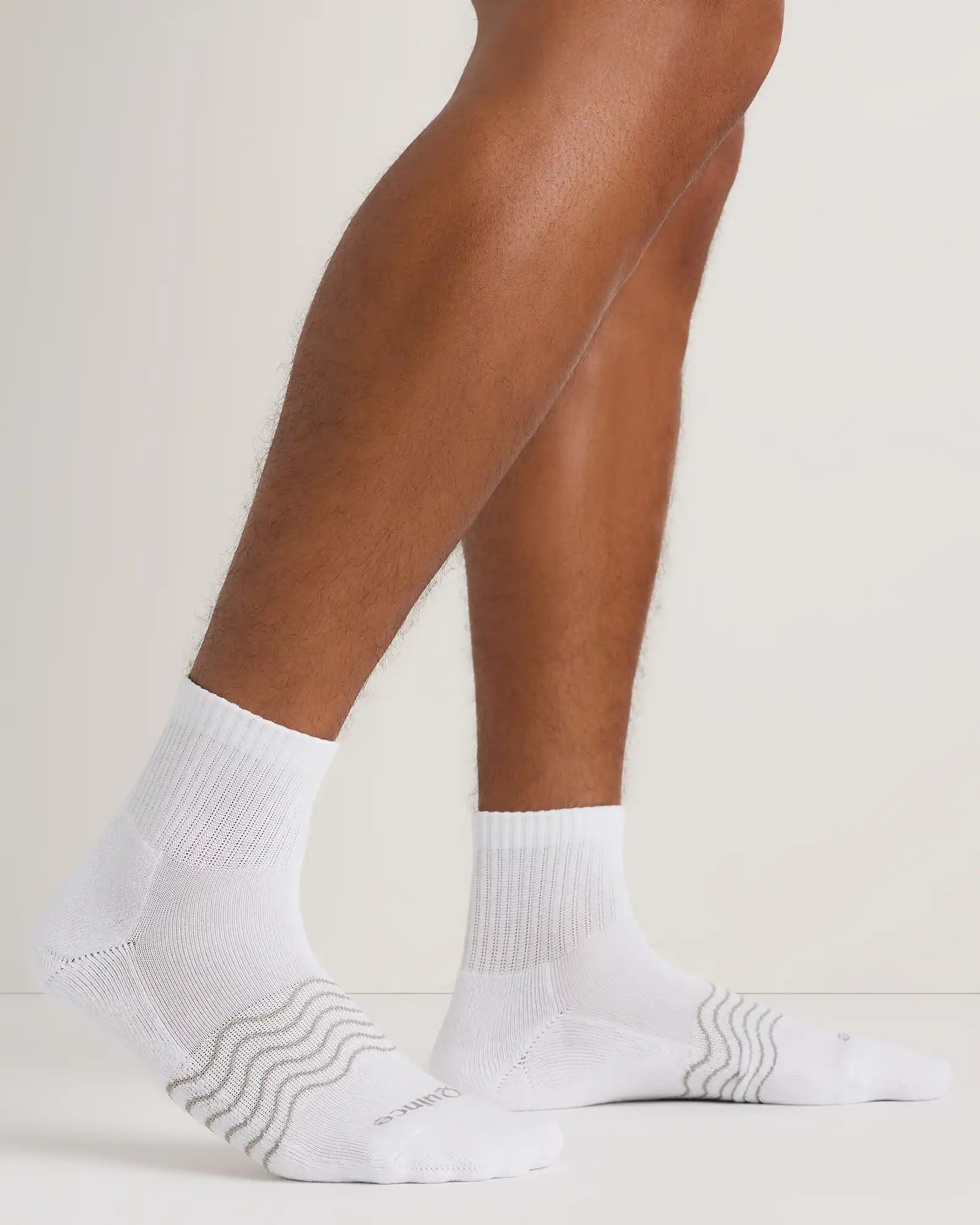 Everyday Cotton Solid Quarter Socks (4-Pack)