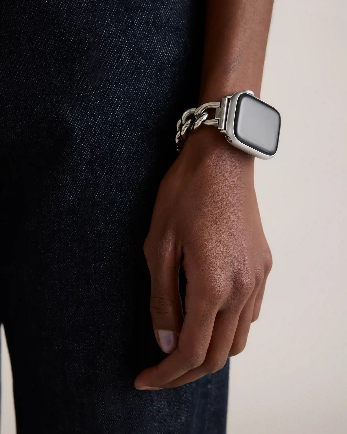 Stainless Steel Bracelet Chain Smartwatch Band