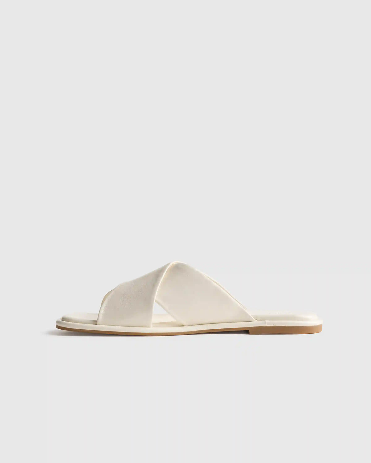 Italian Leather Crossover Slide