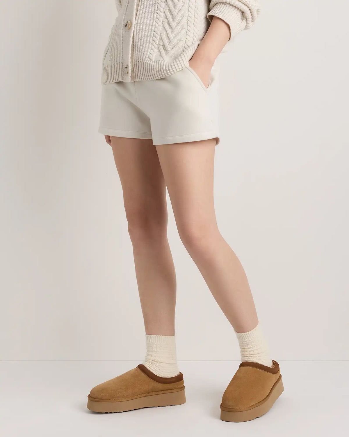 Australian Shearling Platform Clog Slipper