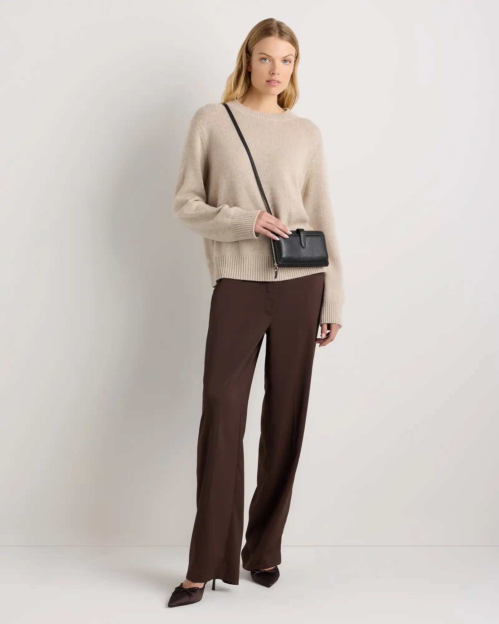 Italian Leather Phone Wallet Crossbody