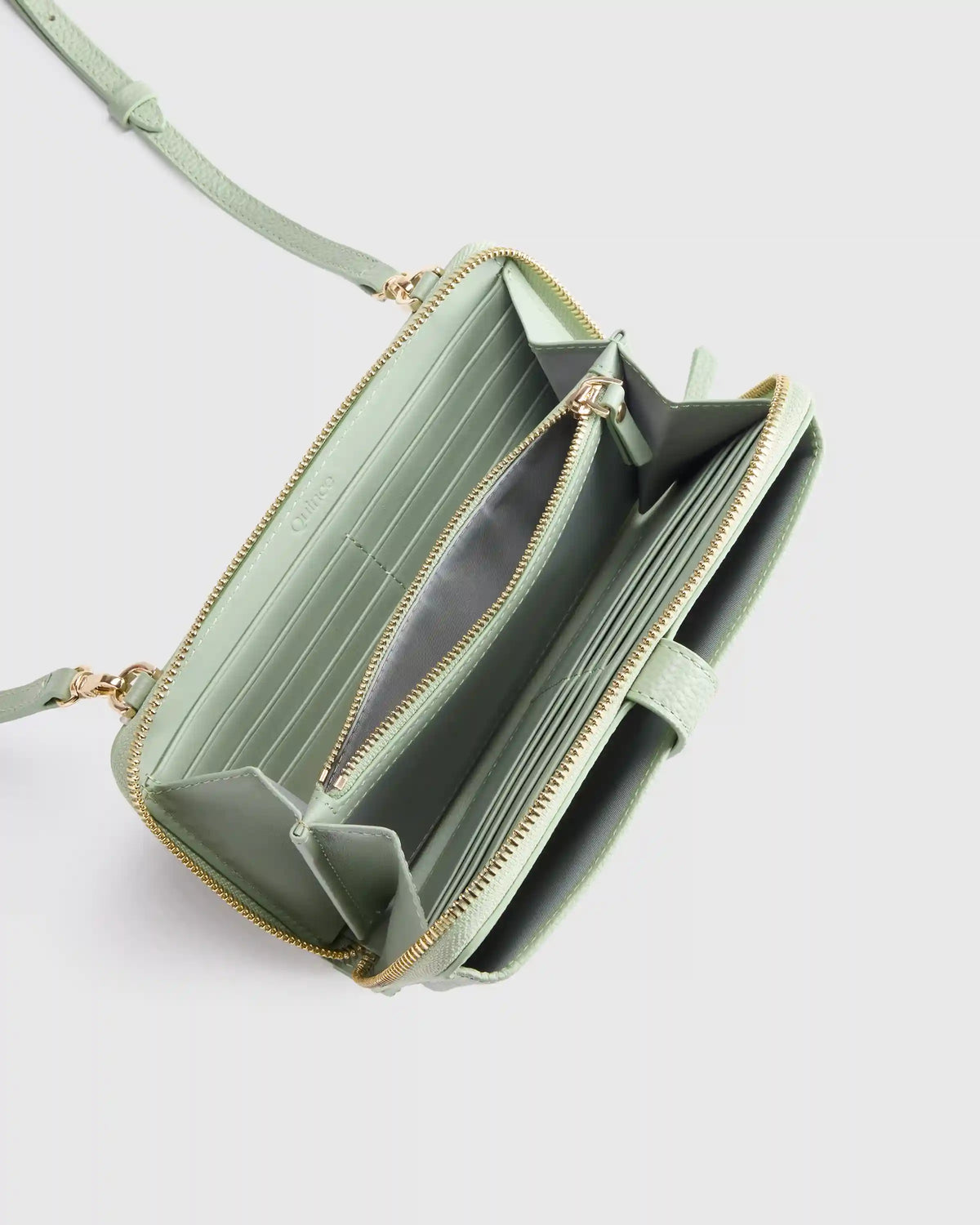 Italian Leather Phone Wallet Crossbody