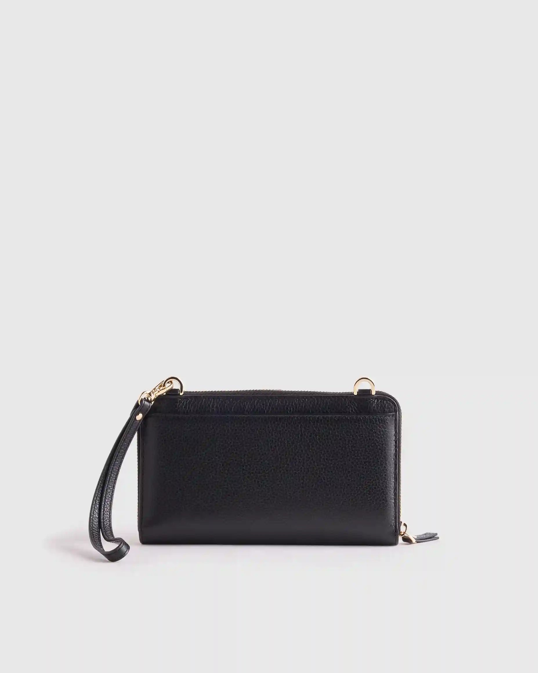 Italian Leather Phone Wallet Crossbody