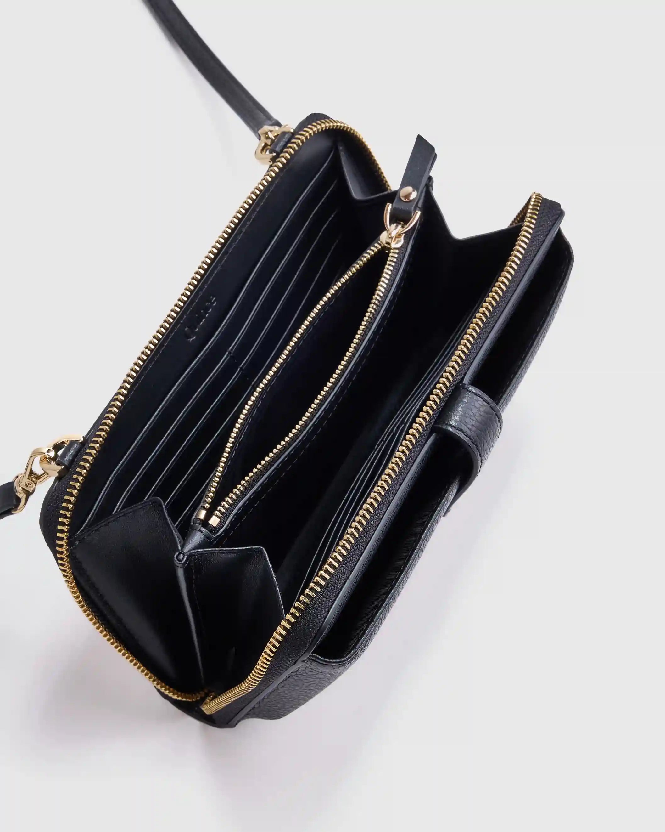 Italian Leather Phone Wallet Crossbody