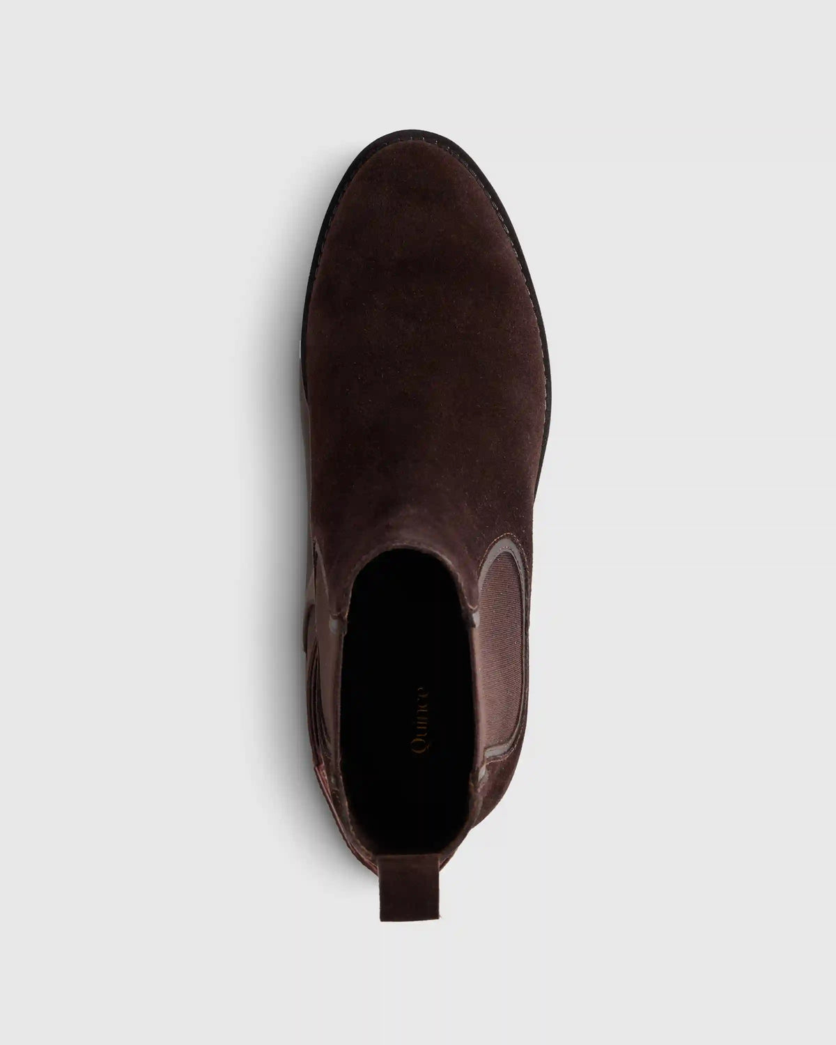Italian Suede Lug Sole Chelsea Boot