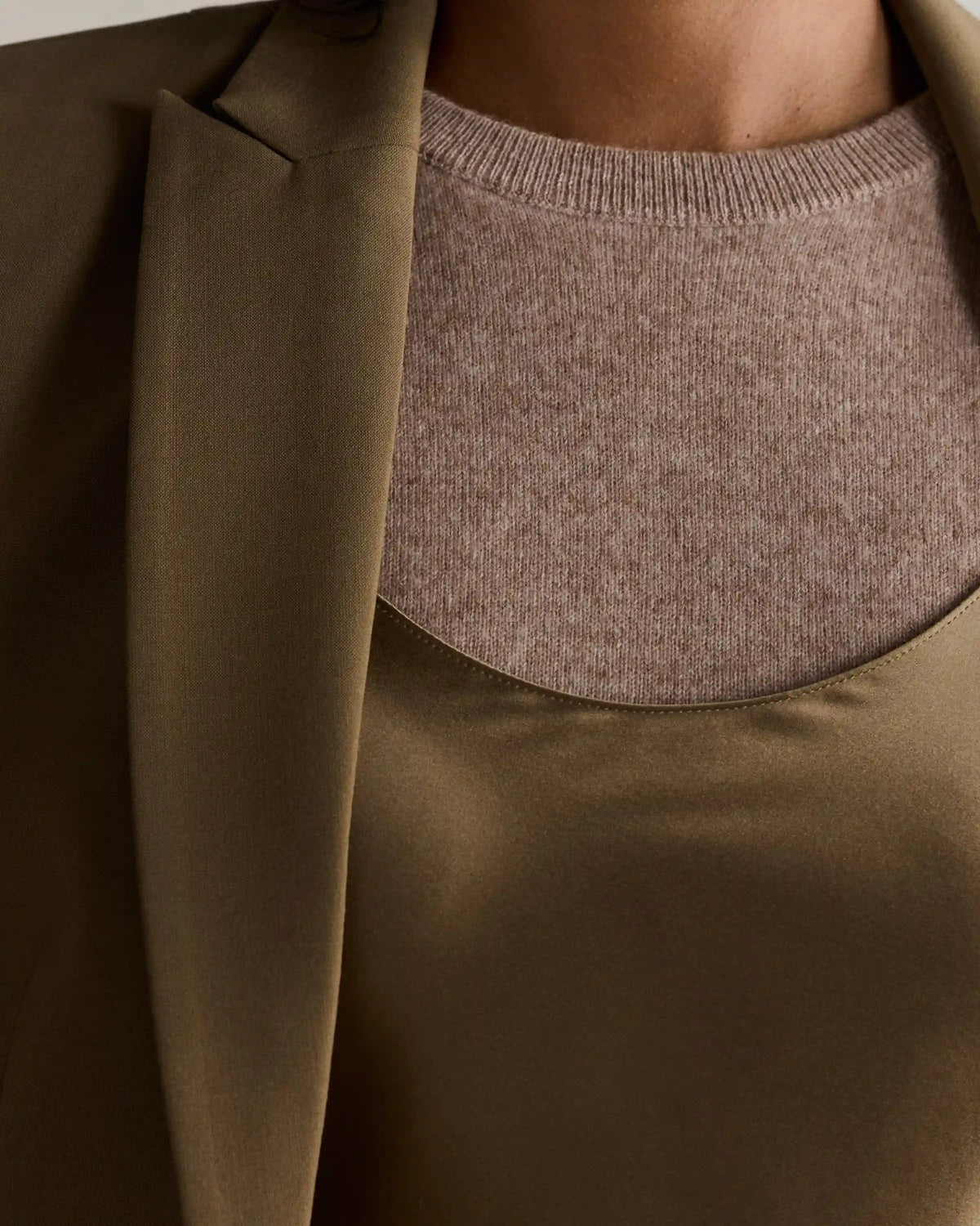 Italian Wool Tailored Blazer