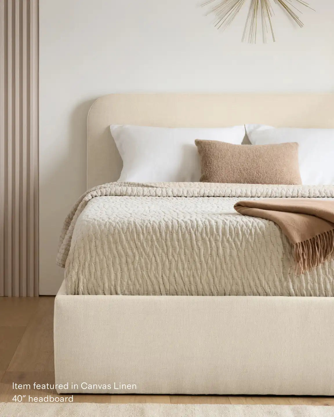 100% Linen Square Bed