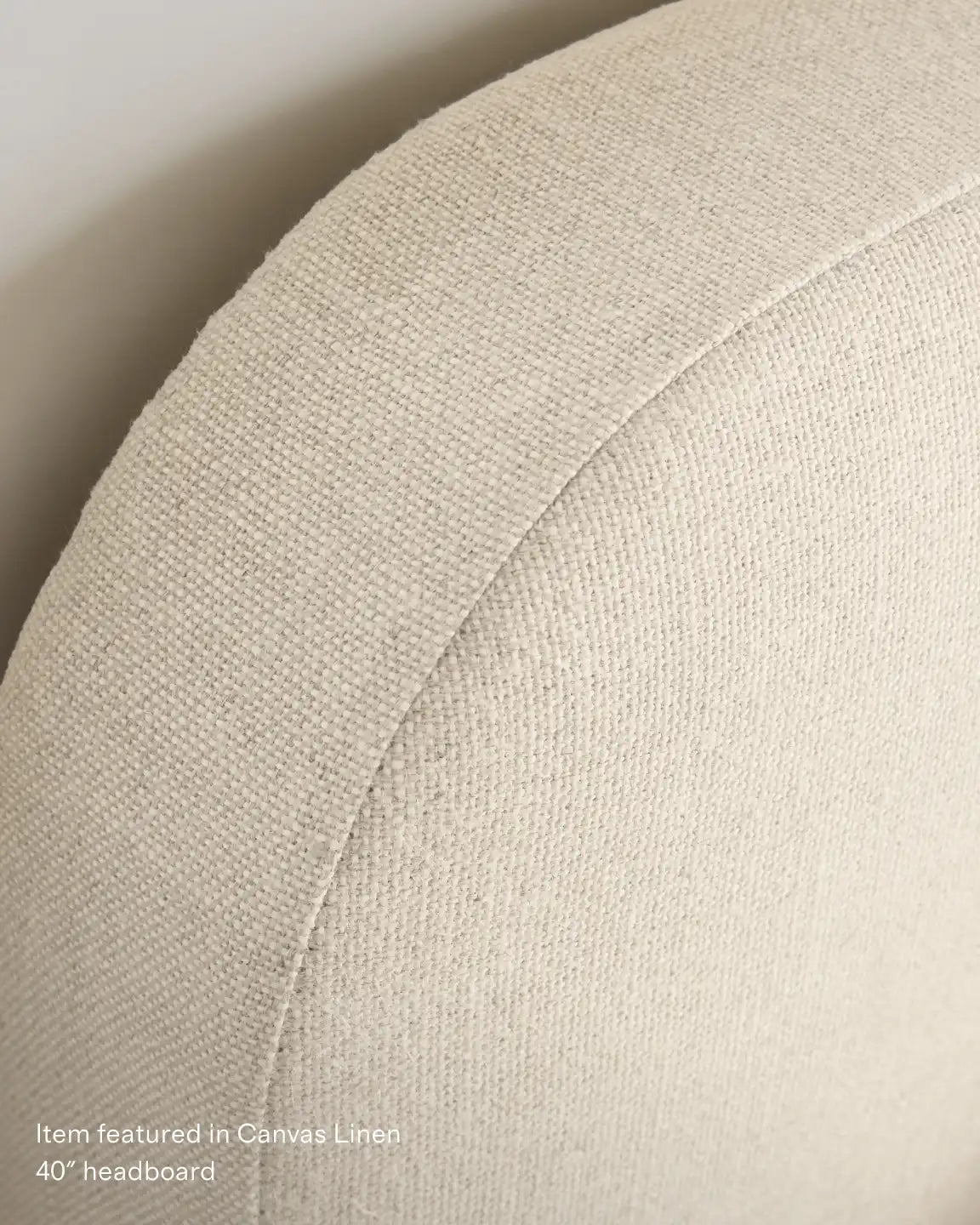 100% Linen Curved Bed
