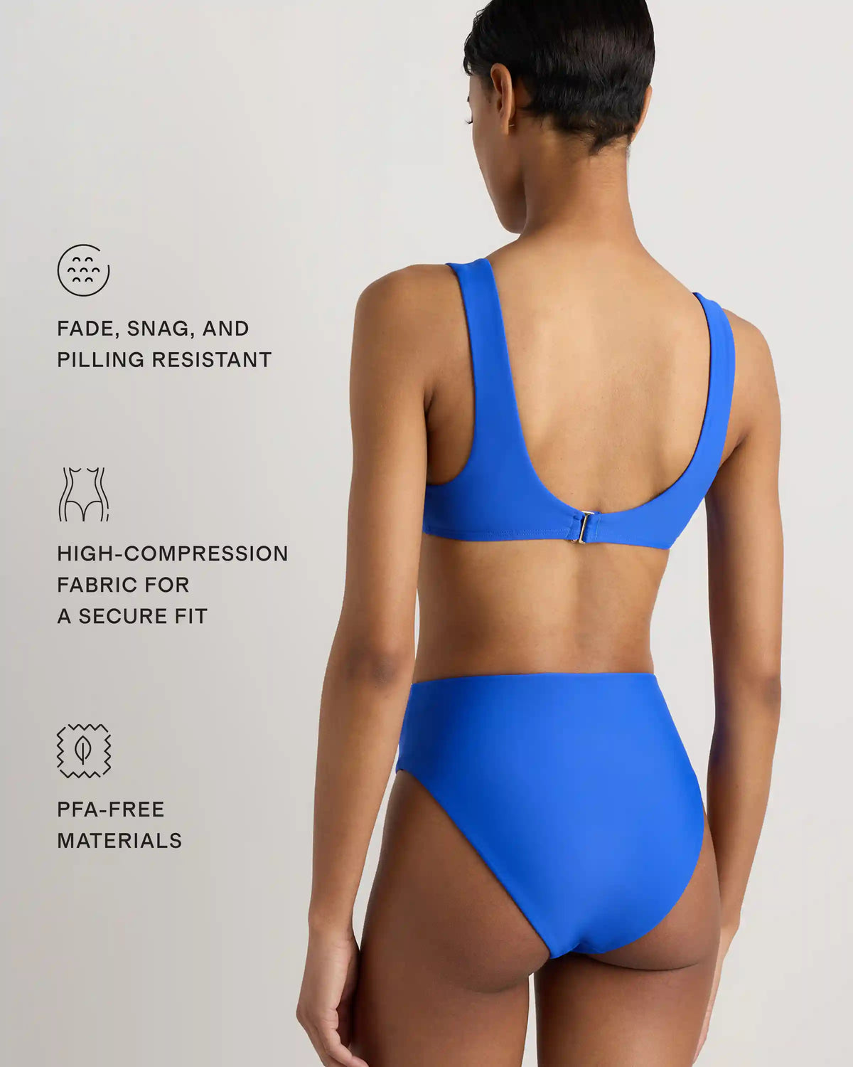 Italian High-Rise High-Leg Bikini Bottom