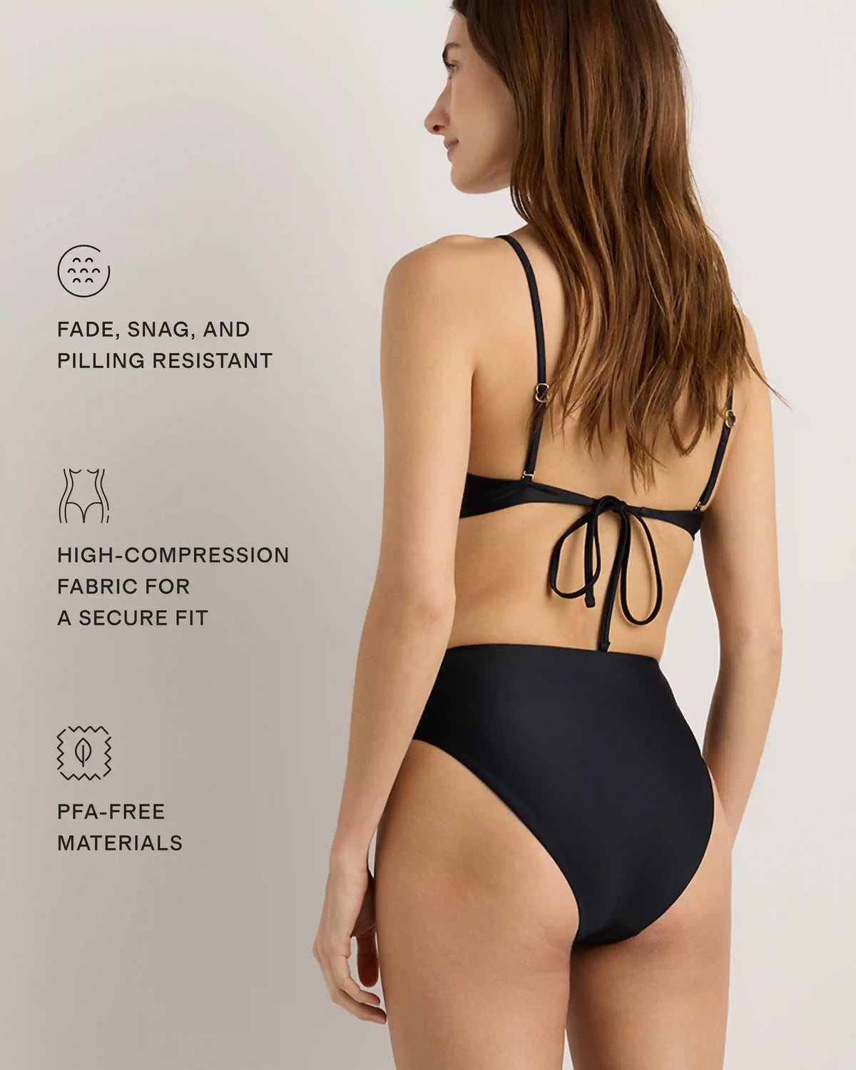 Italian High-Rise High-Leg Bikini Bottom