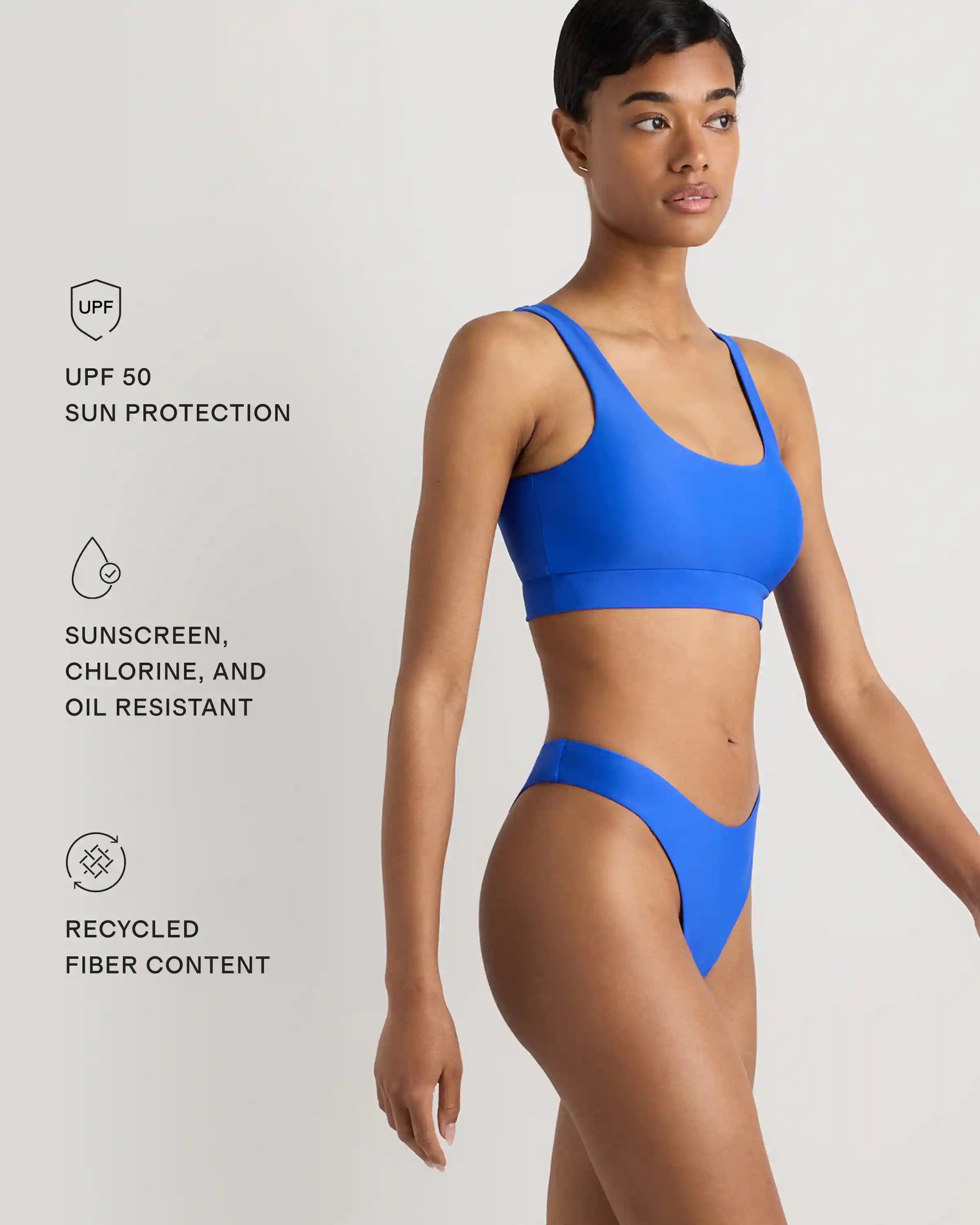 Italian High-Leg Bikini Bottom