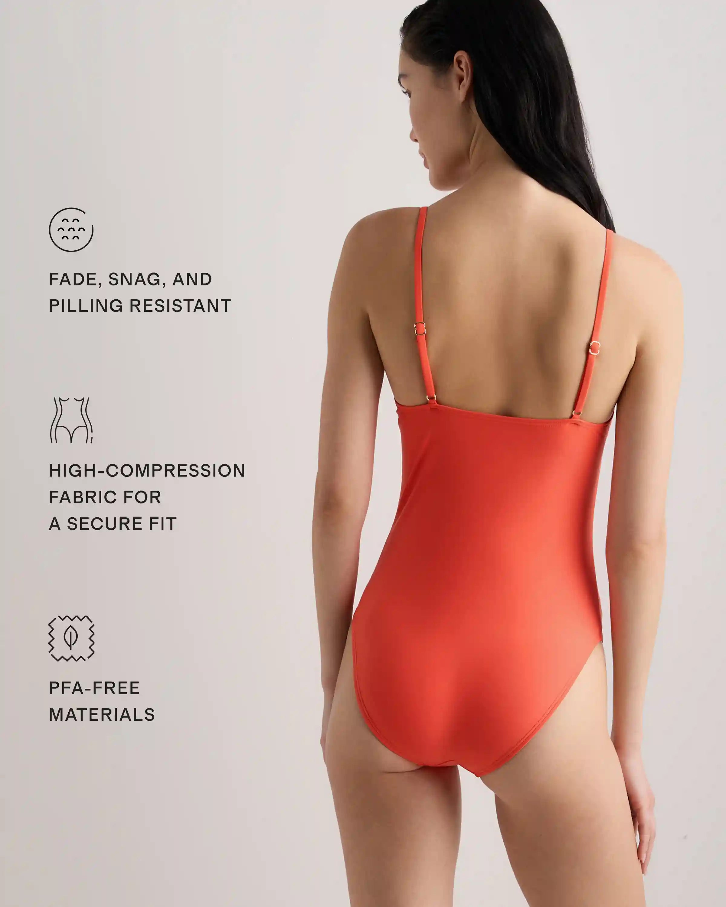 Italian Cami One-Piece Swimsuit