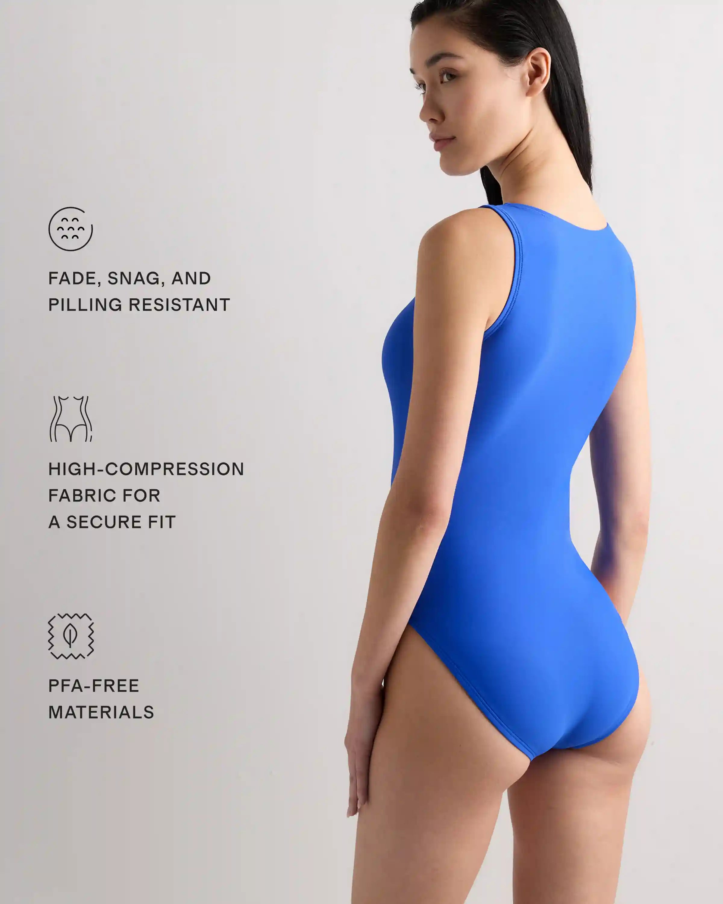 Italian Zip-Front One-Piece Swimsuit