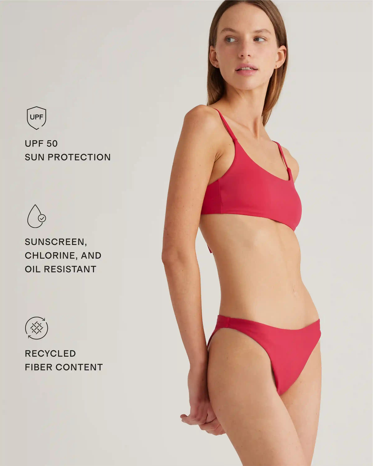 Italian Scoop Neck Bikini Top