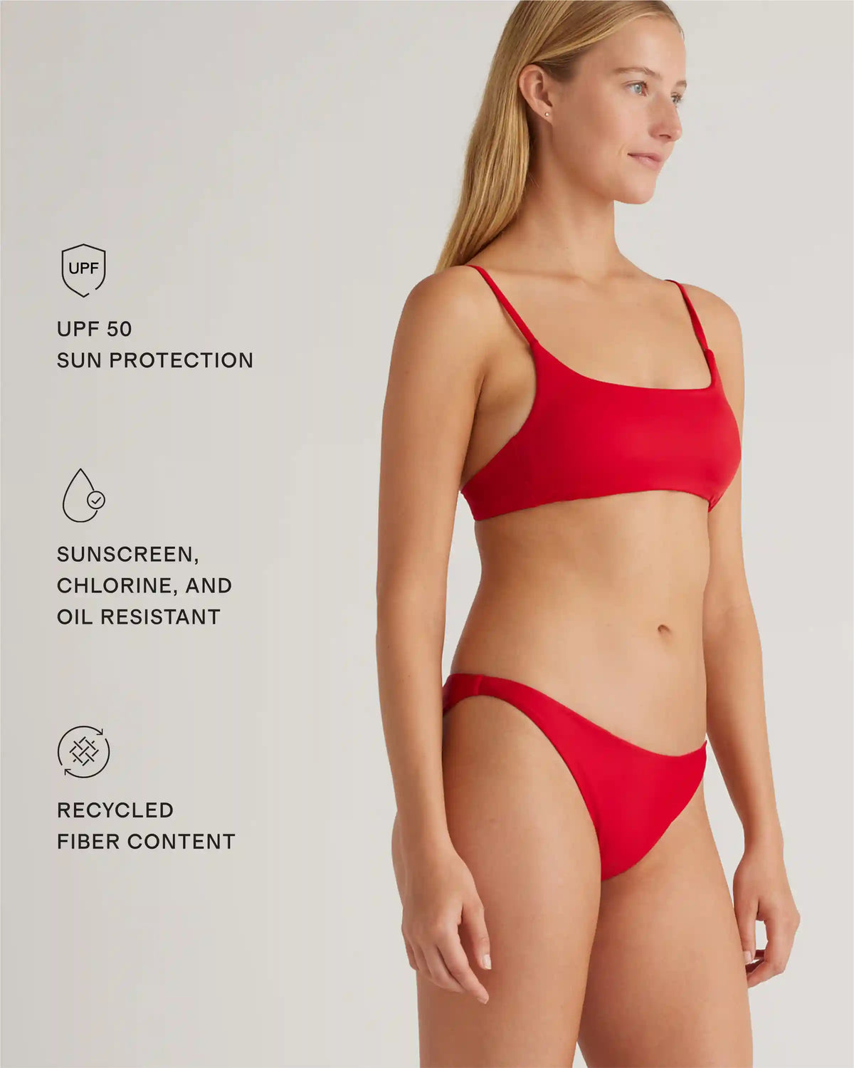 Italian Scoop Neck Bikini Top