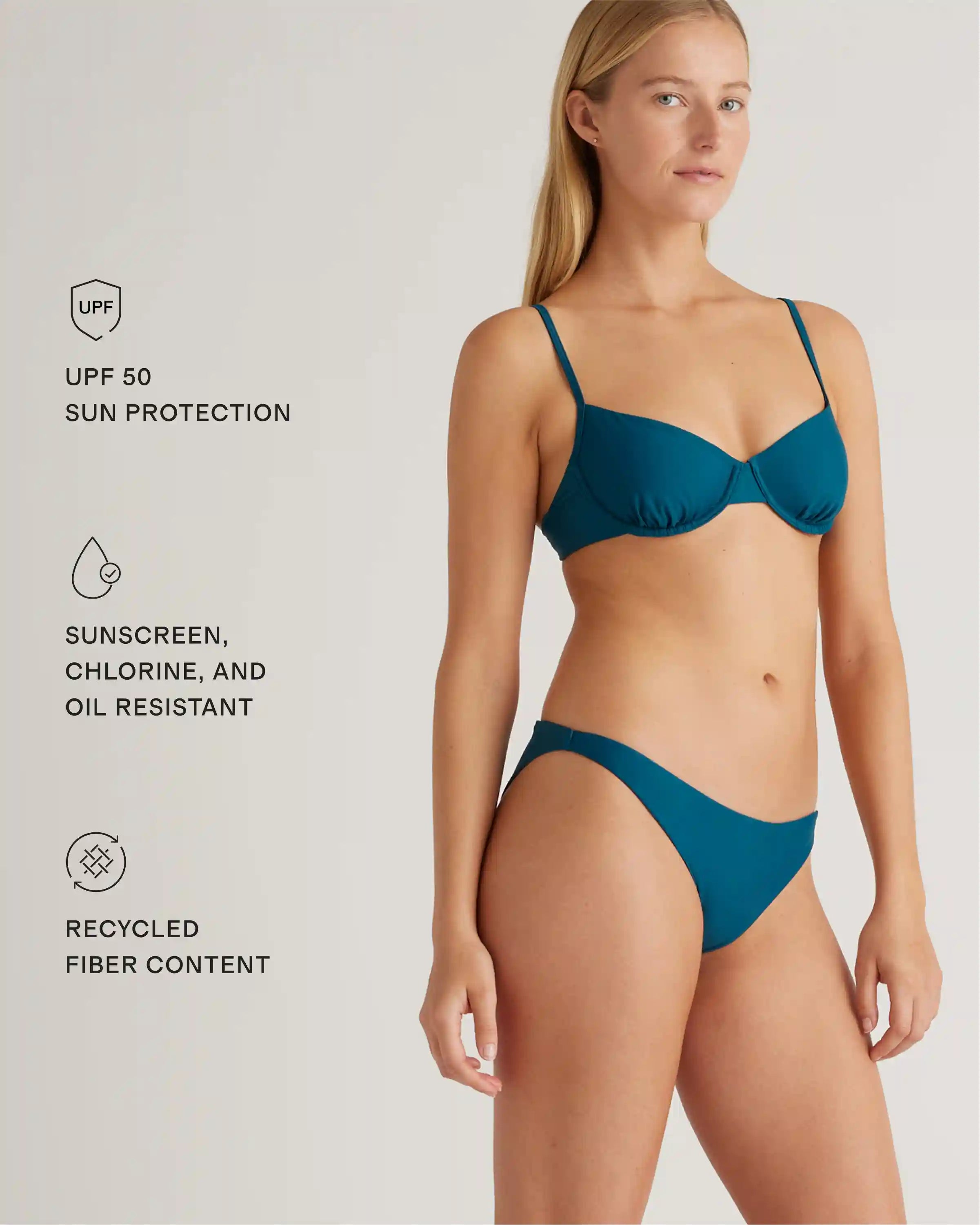Italian Demi Bikini Top