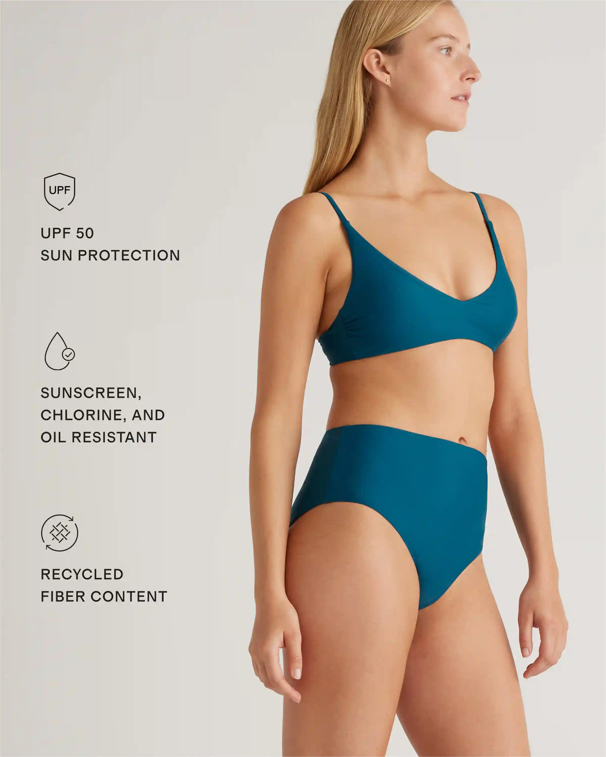 Italian High-Rise Bikini Bottom