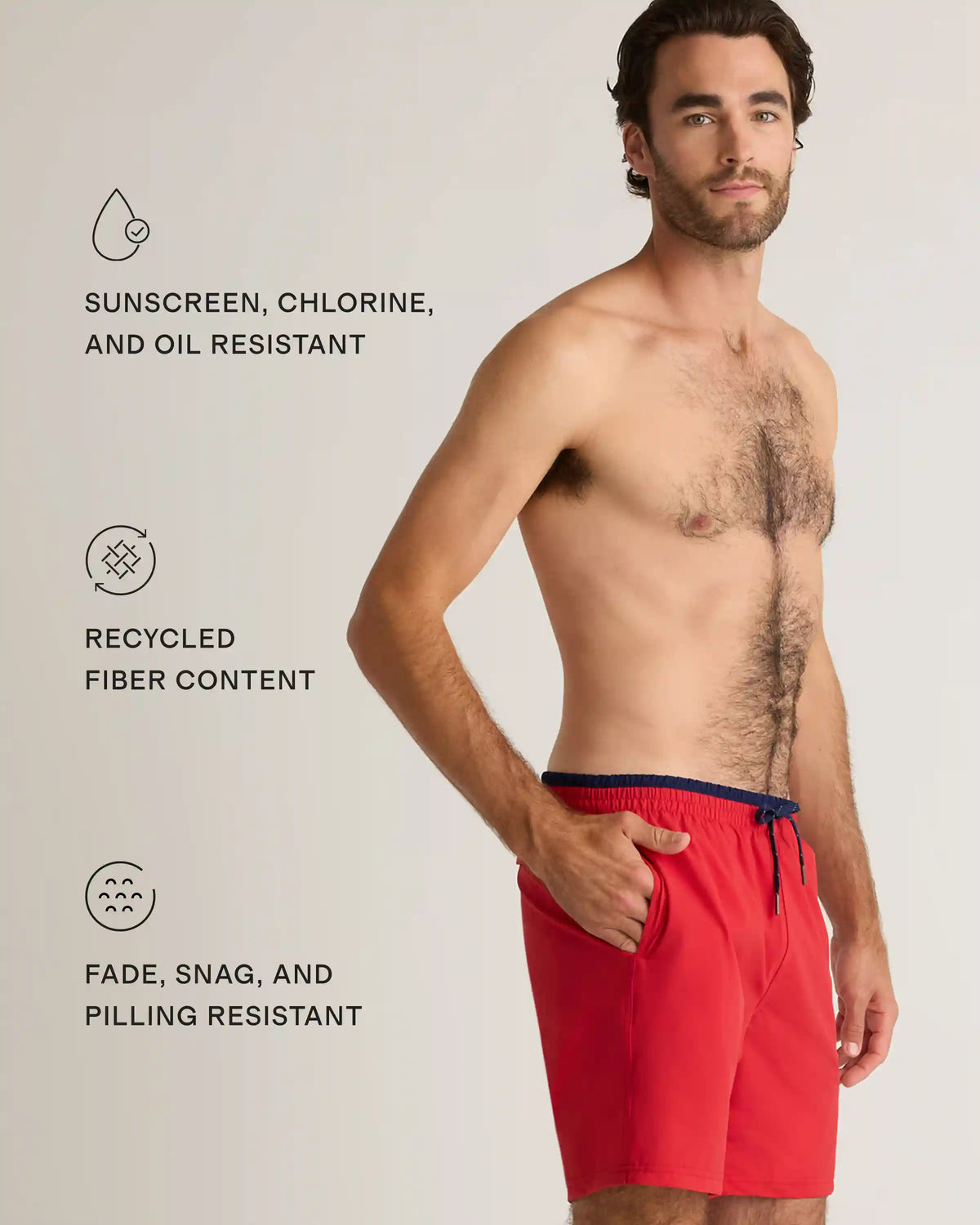 Italian Swim Trunks - 7"