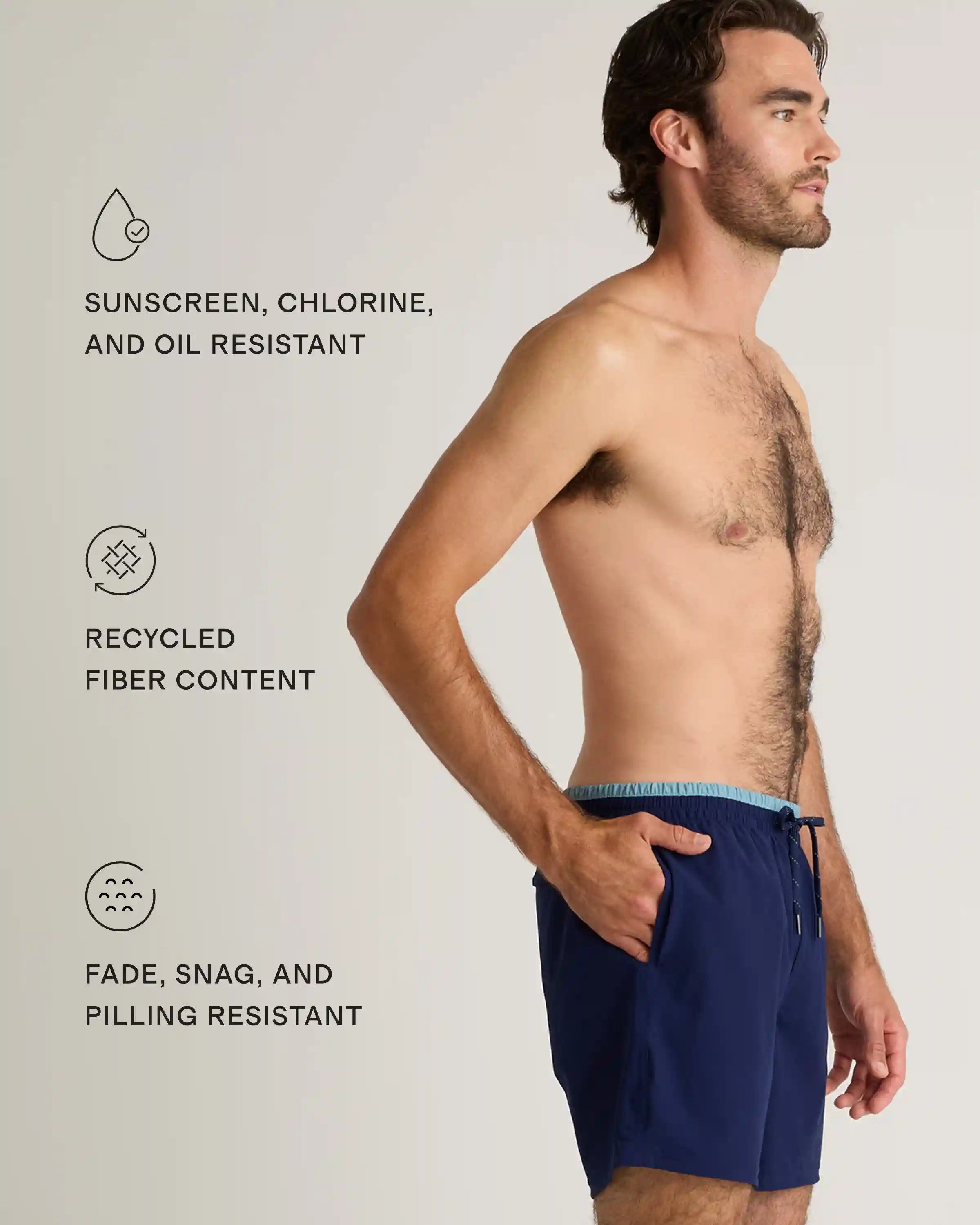 Italian Swim Trunks - 5.5"