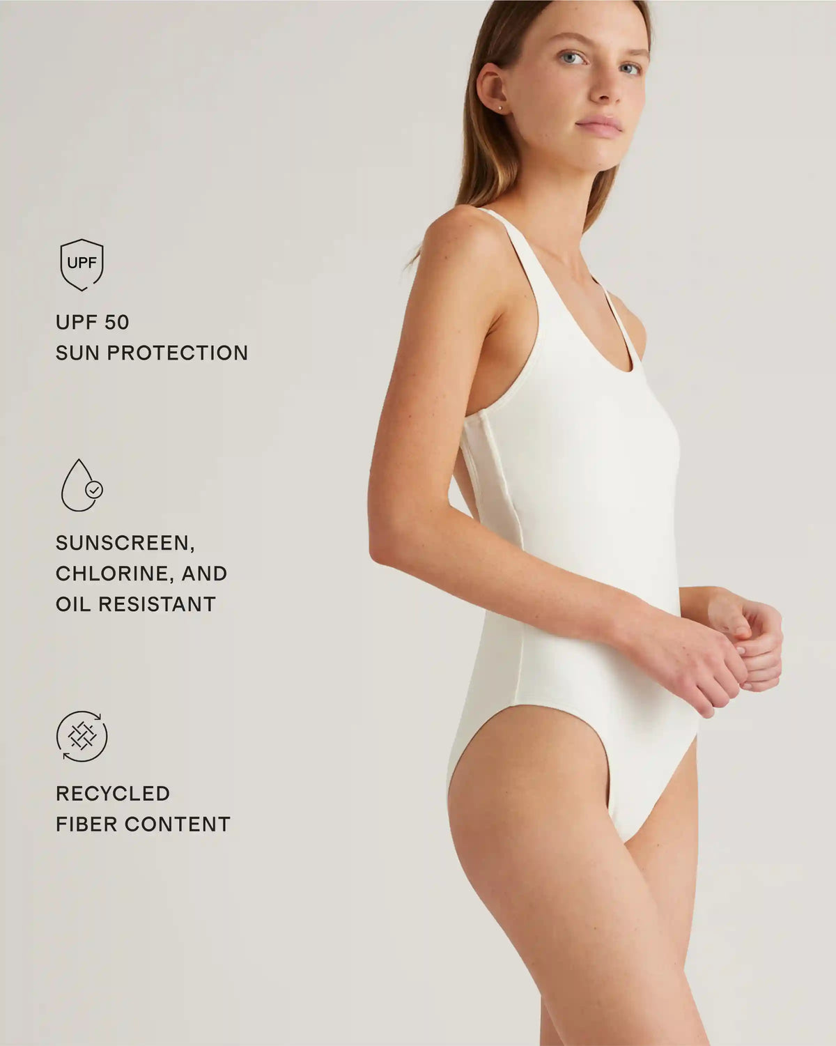 Italian Cross-Back One-Piece Swimsuit