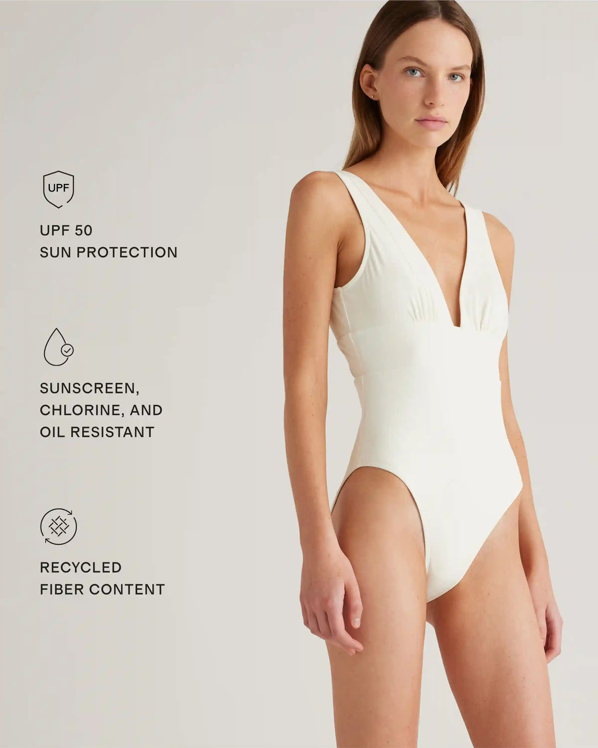 Italian Plunge One-Piece Swimsuit