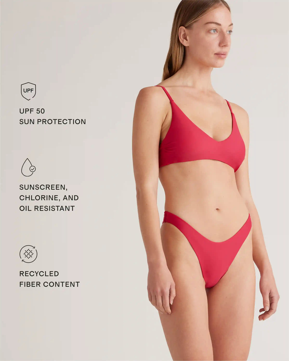 Italian High-Leg Bikini Bottom