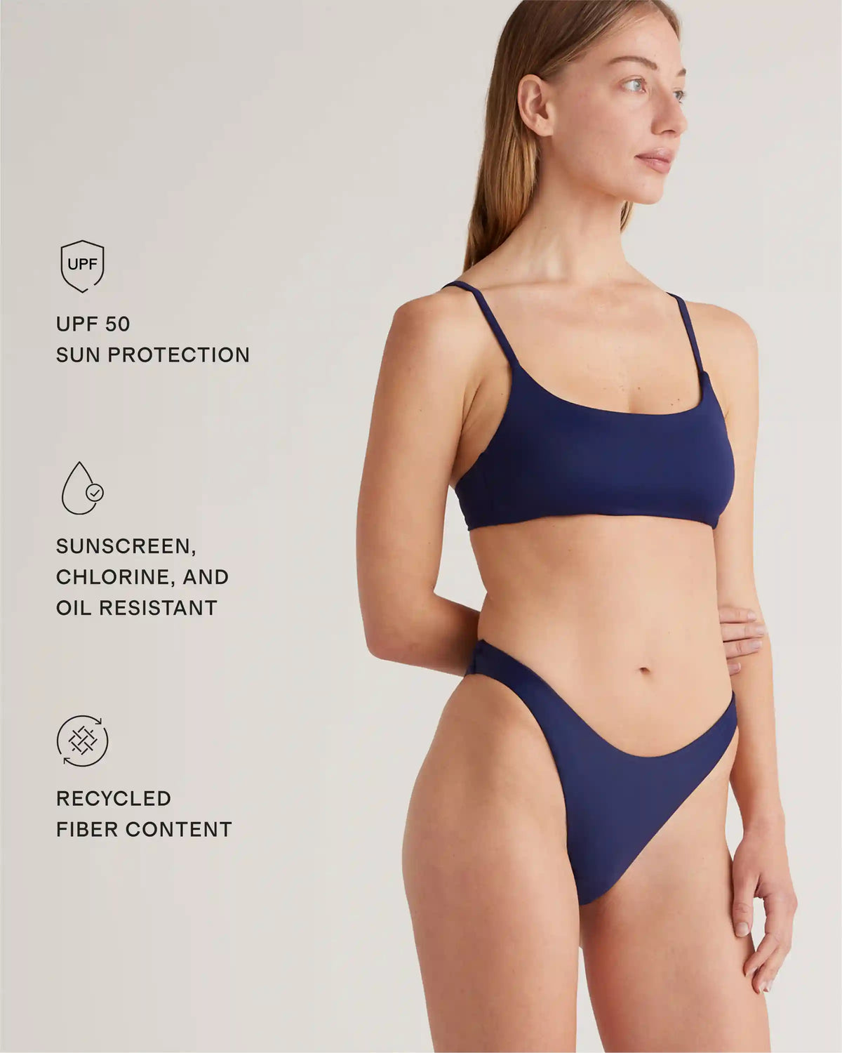 Italian High-Leg Bikini Bottom