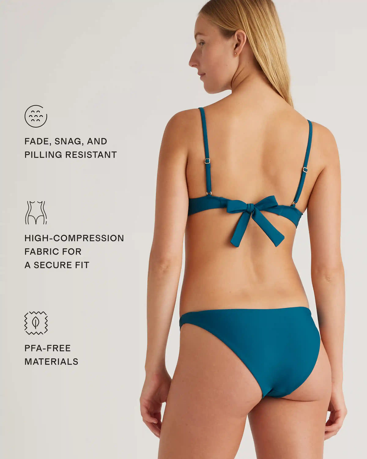 Italian Scoop Neck Bikini Top