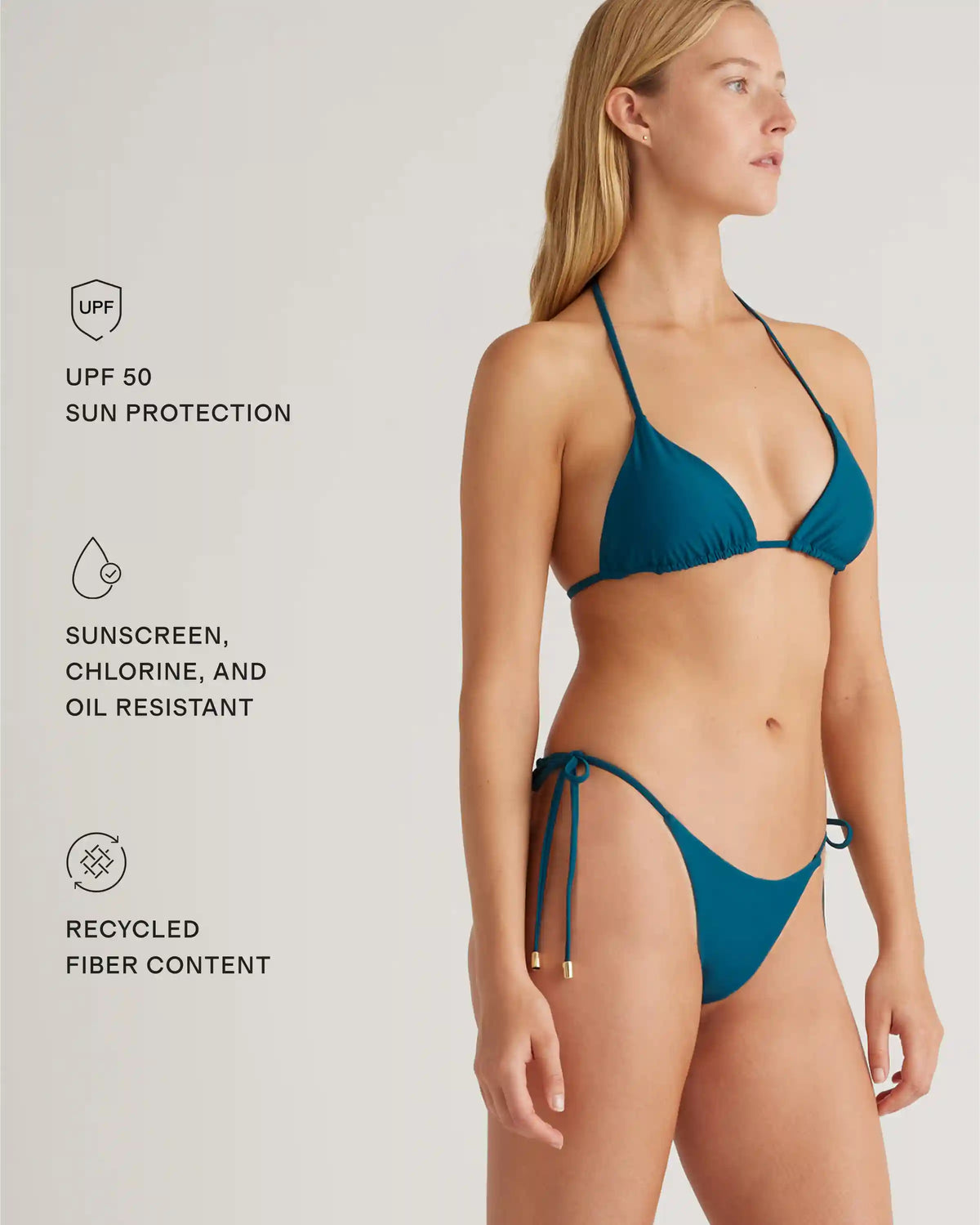 Italian Adjustable Side-Tie Bikini Bottom