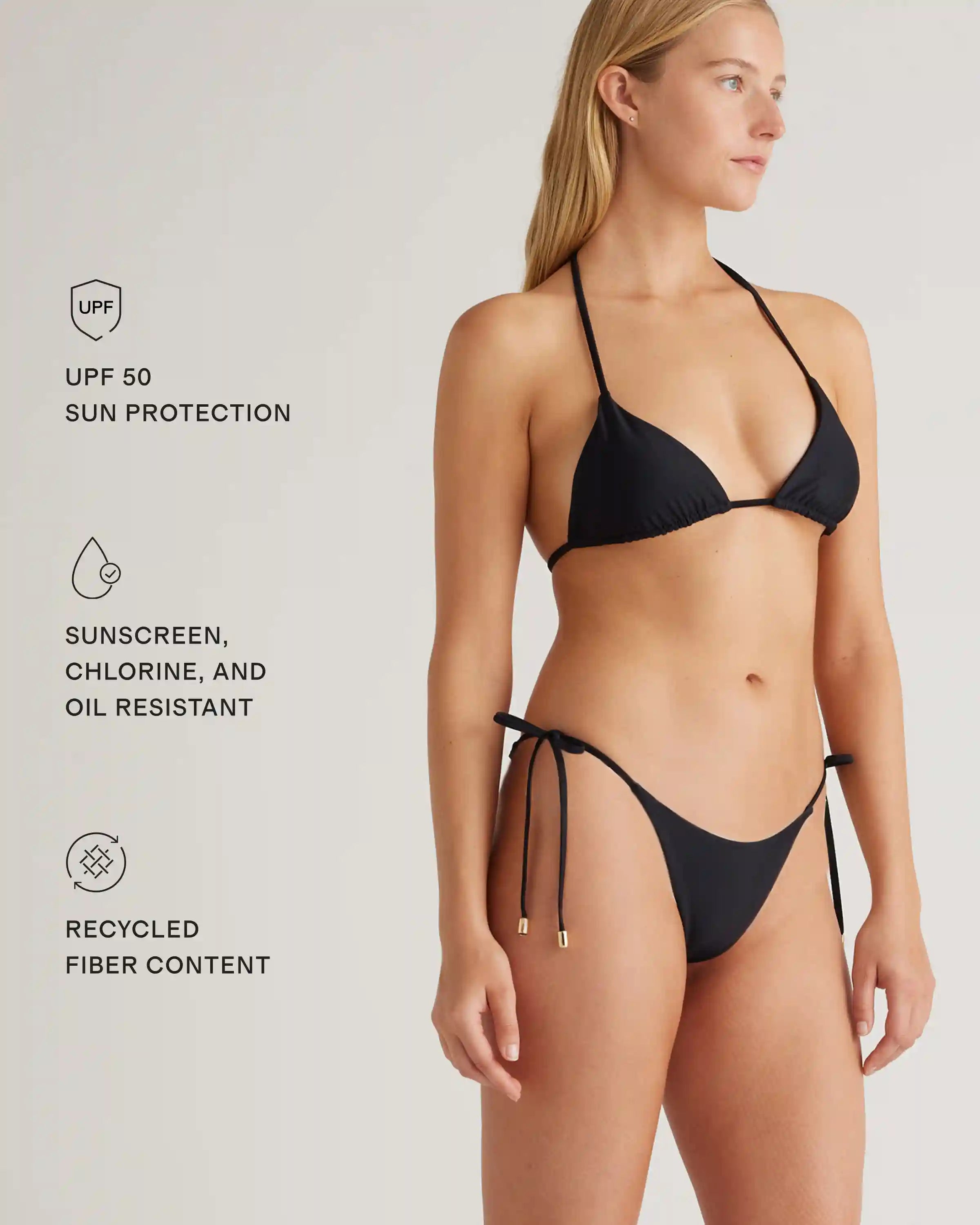Italian Adjustable Side-Tie Bikini Bottom