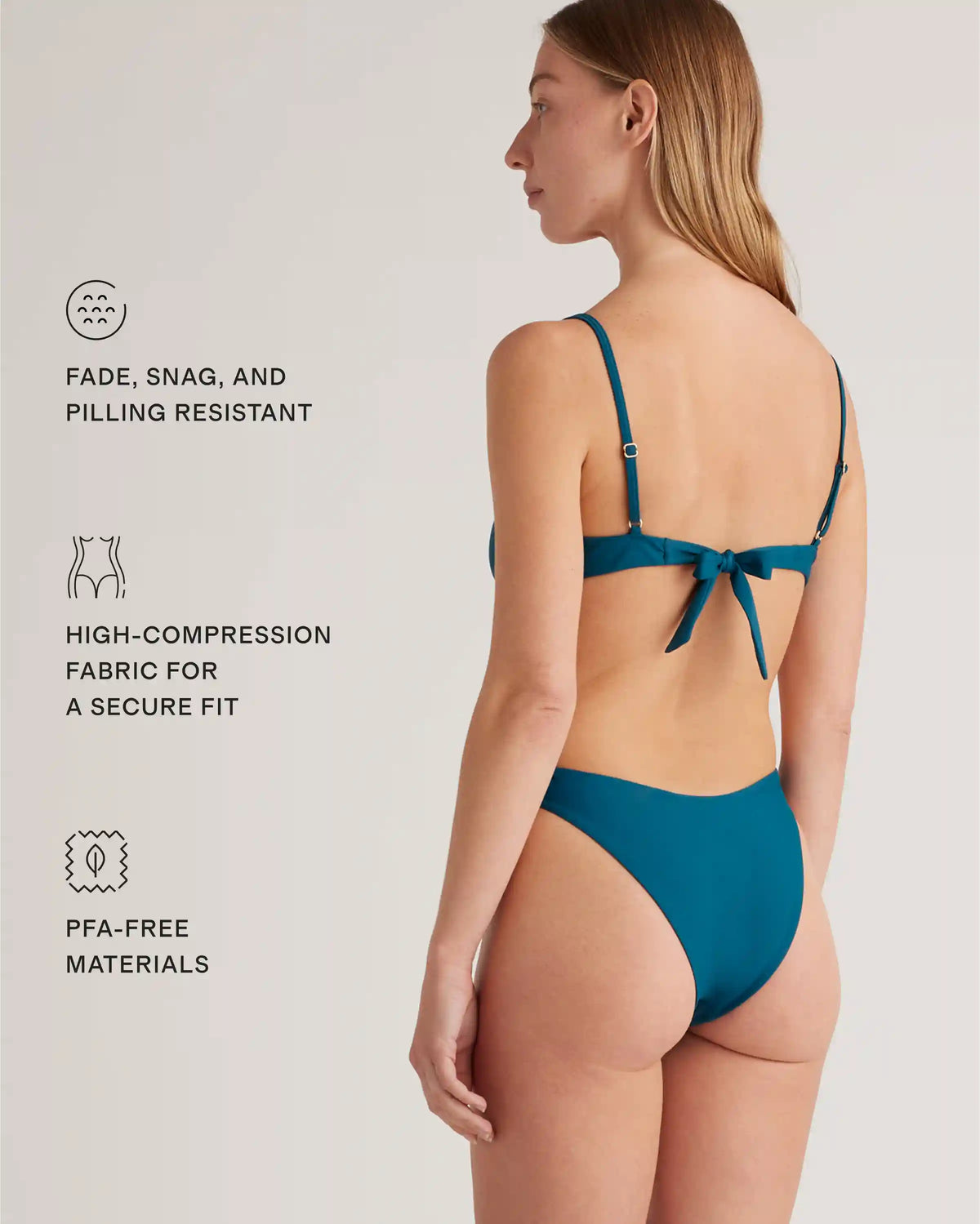 Italian High-Leg Bikini Bottom