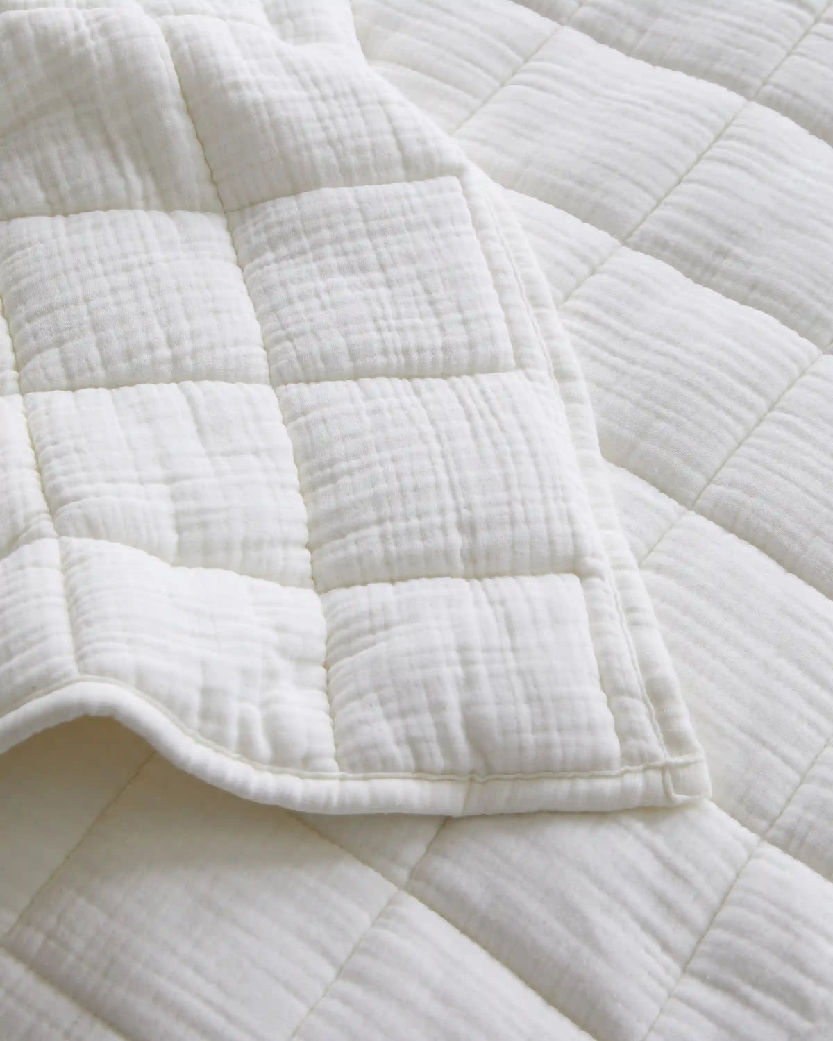 Organic Cotton Gauze Box Quilt Set
